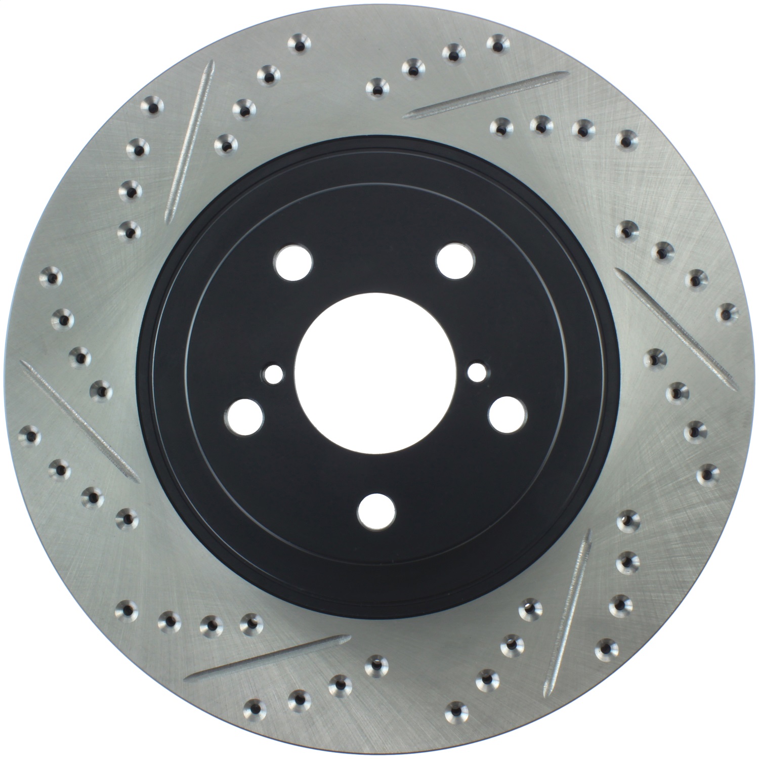 StopTech 127.47021R Sport Cross-Drilled And Slotted Disc Brake Rotor