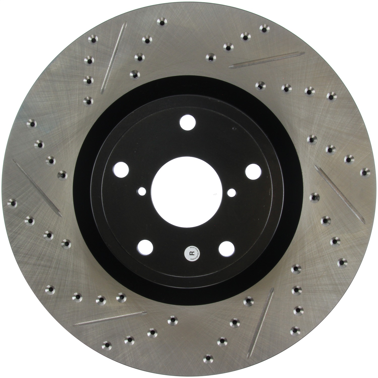 StopTech 127.47022R Sport Cross-Drilled And Slotted Disc Brake Rotor