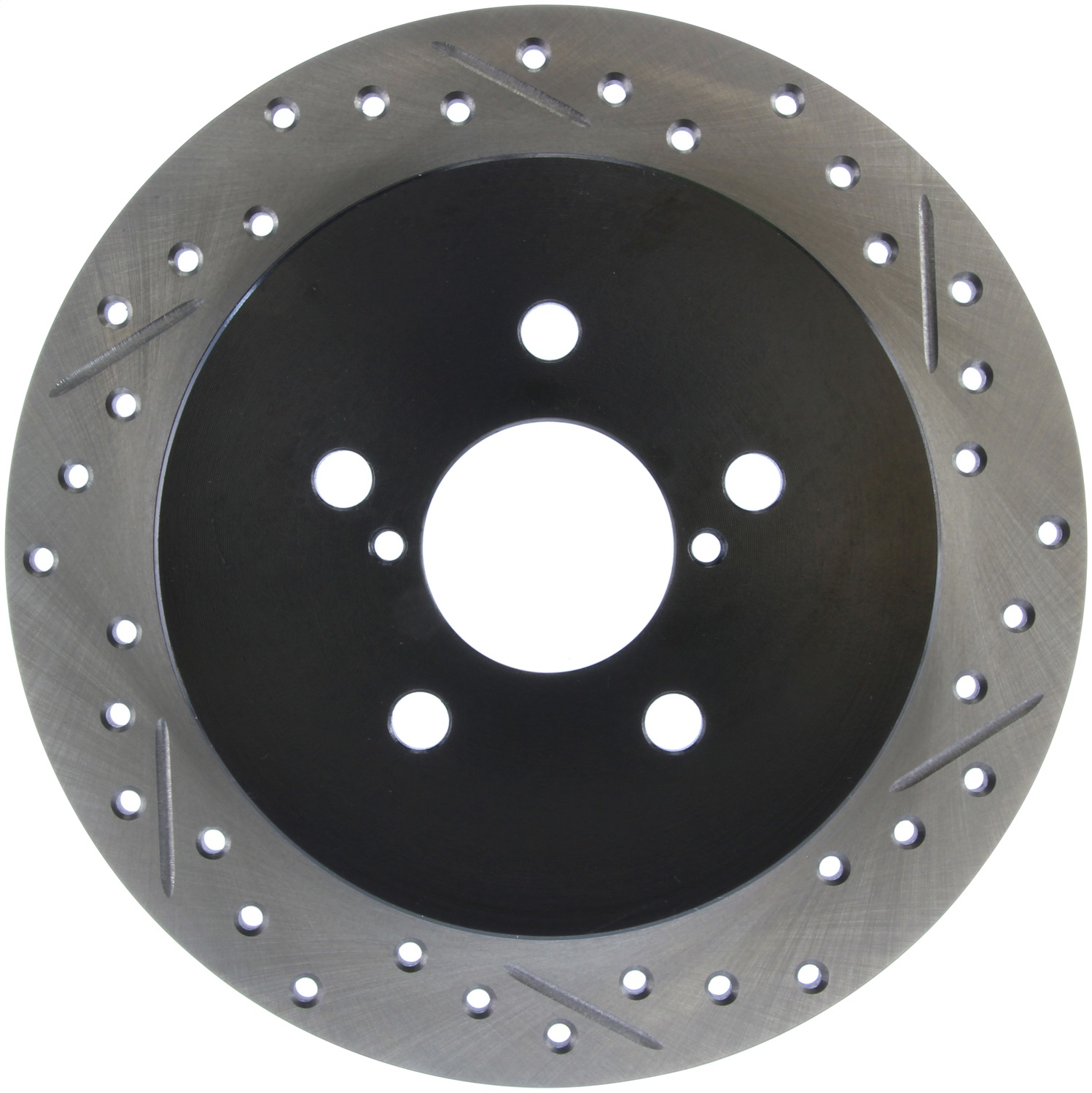 StopTech 127.47026L Sport Cross-Drilled And Slotted Disc Brake Rotor