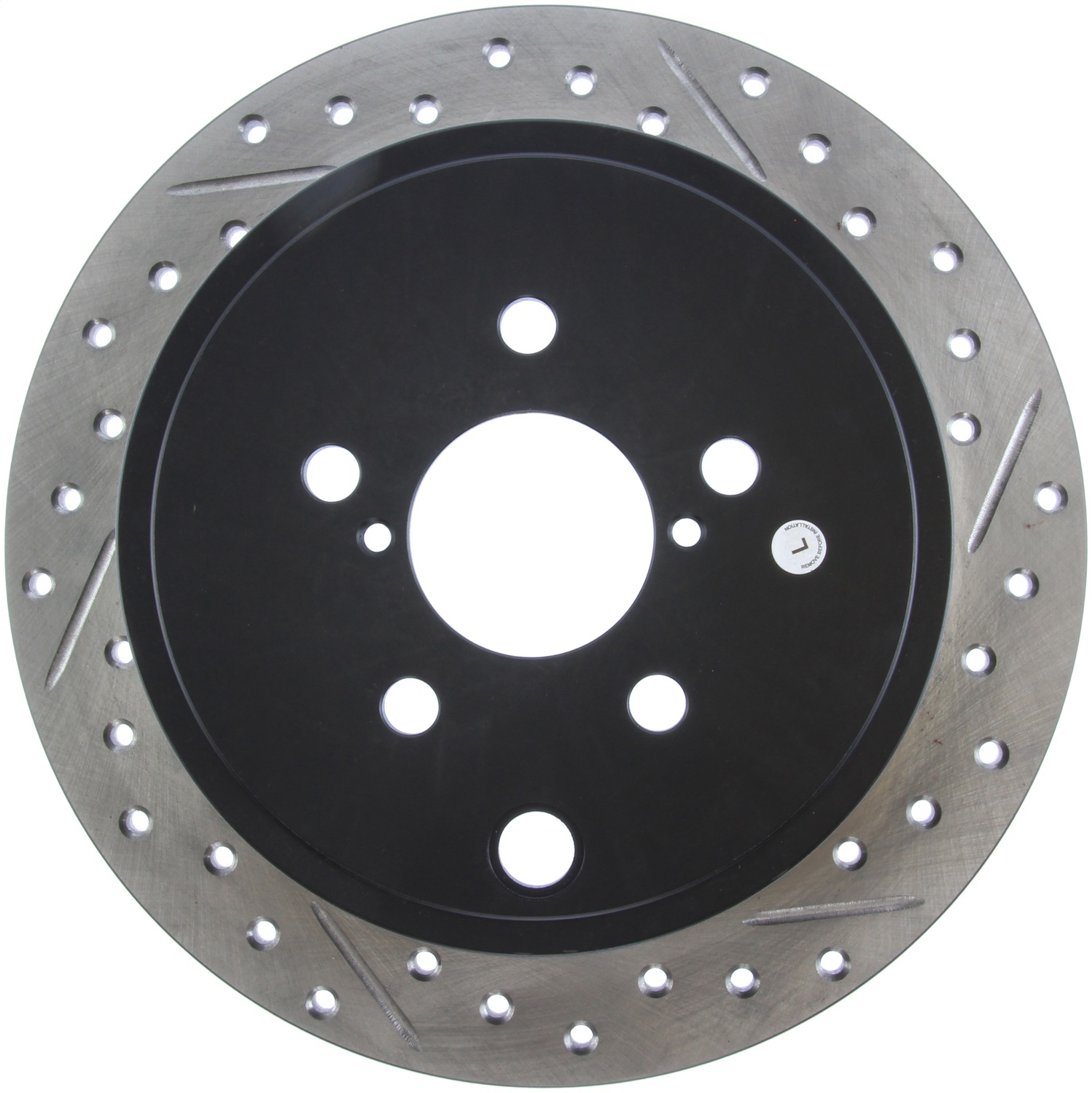 StopTech 127.47029L Sport Cross-Drilled And Slotted Disc Brake Rotor