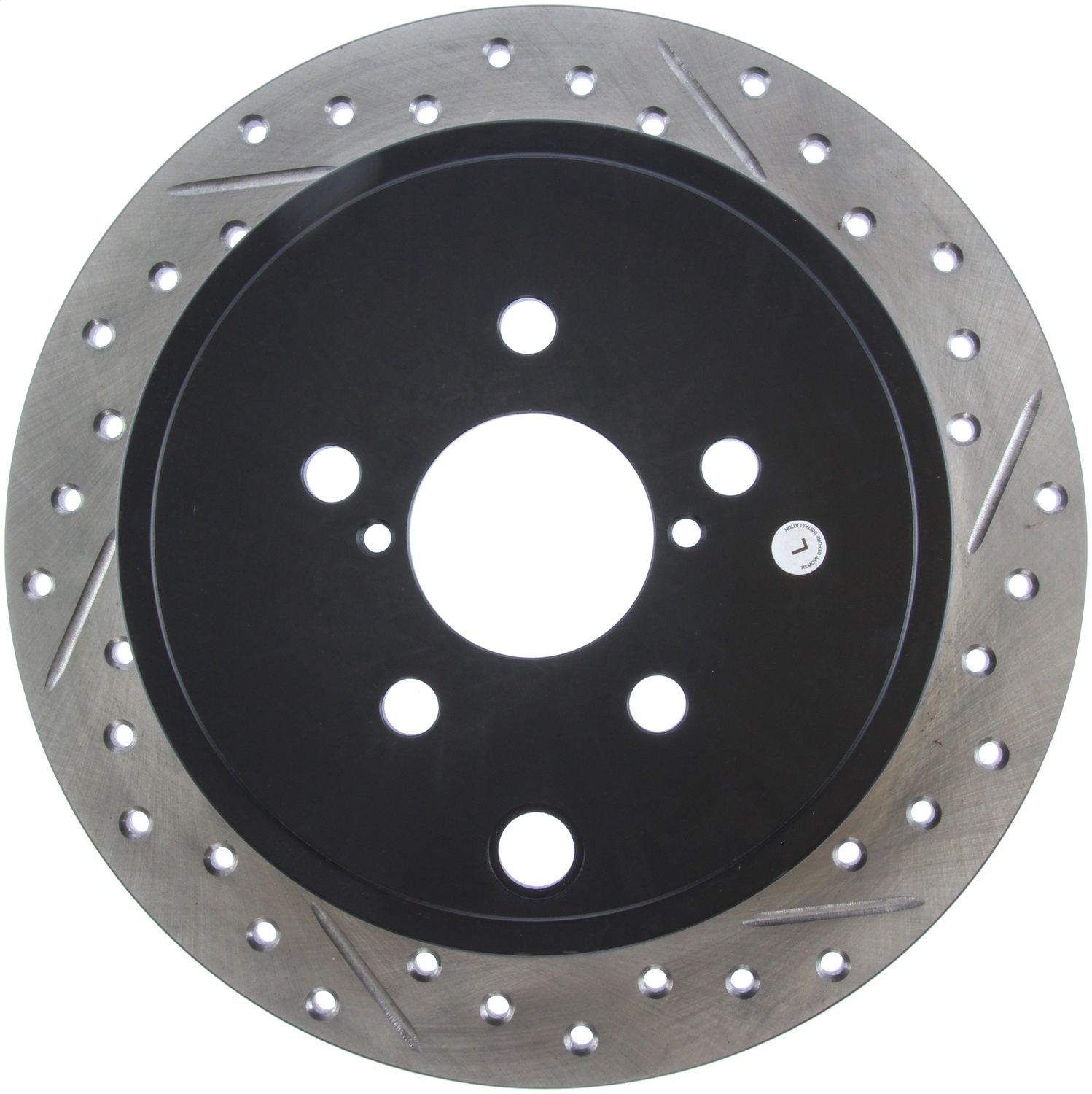 Stoptech Sport Slotted/Drilled Brake Rotor; Rear Left - 127.47029L