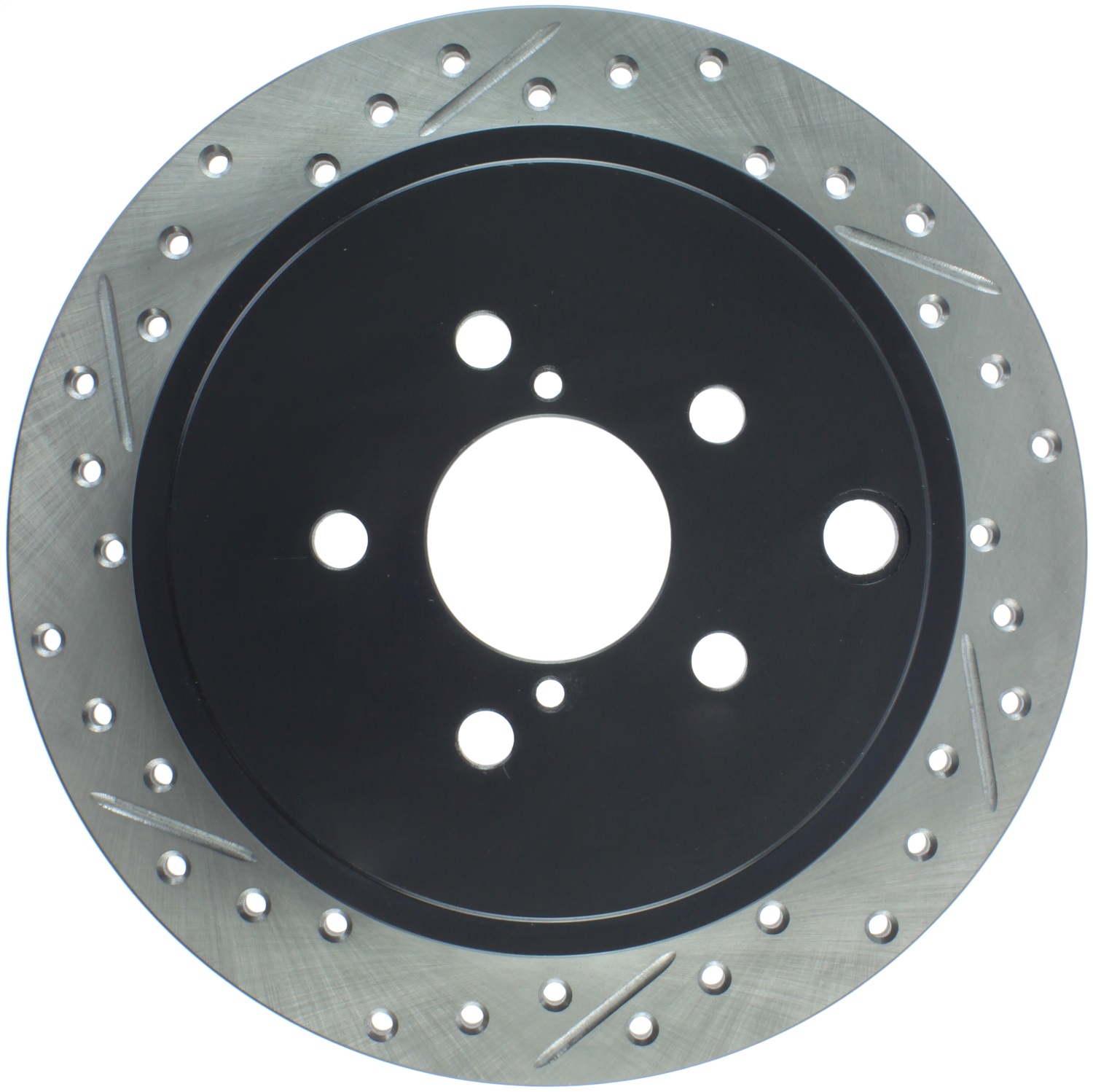 StopTech 127.47029R Sport Cross-Drilled And Slotted Disc Brake Rotor