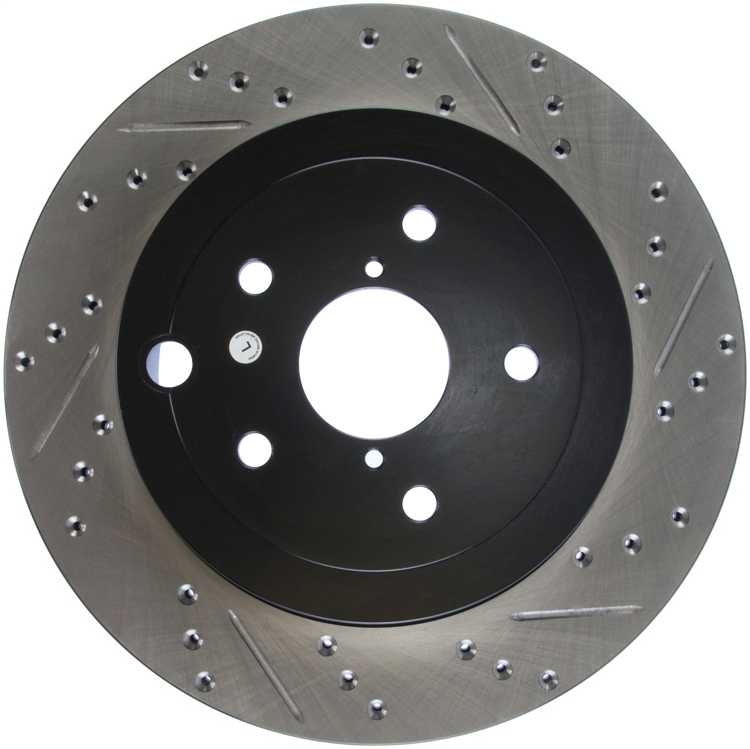 StopTech 127.47030L Sport Cross-Drilled And Slotted Disc Brake Rotor