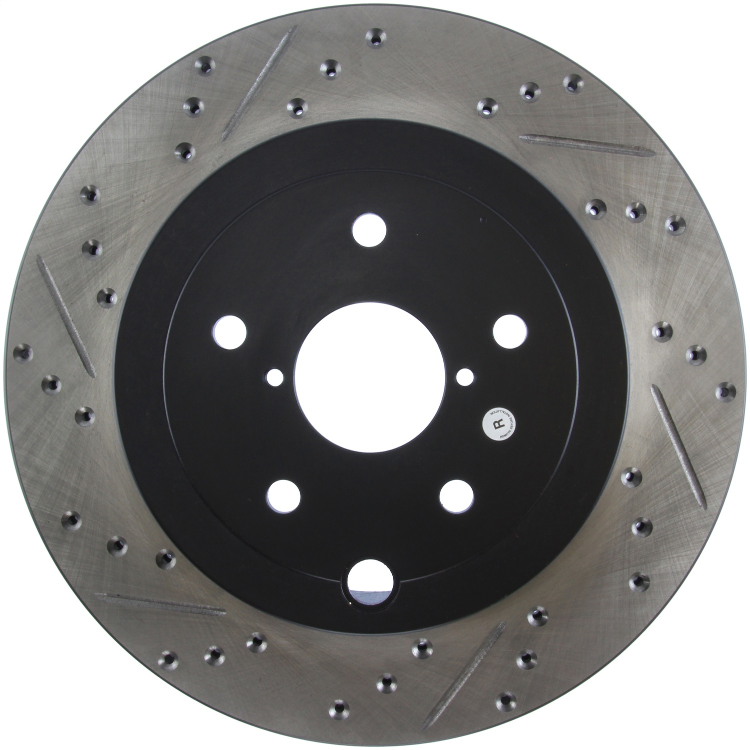 StopTech 127.47030R Sport Cross-Drilled And Slotted Disc Brake Rotor