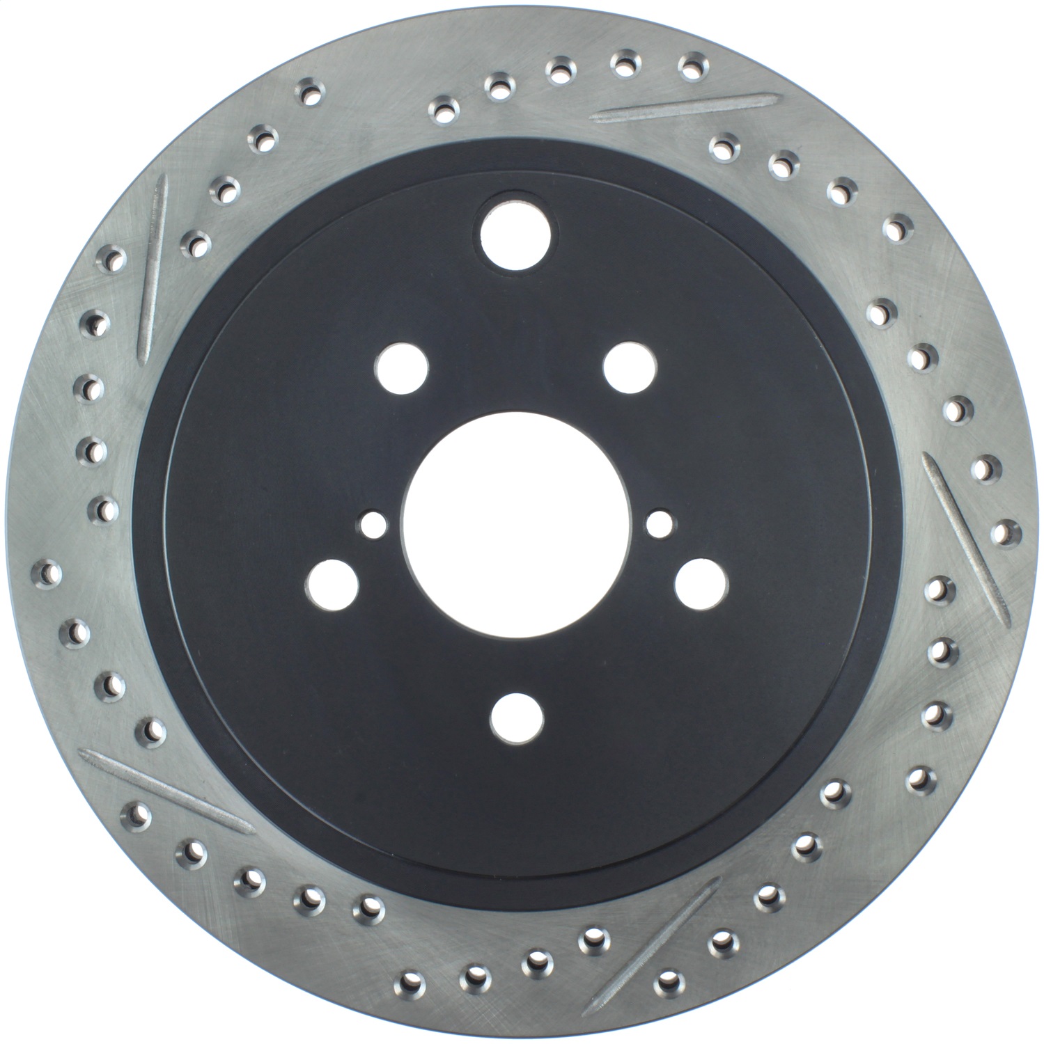 StopTech 127.47031R Sport Cross-Drilled And Slotted Disc Brake Rotor