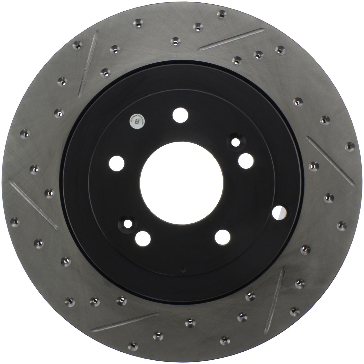 StopTech 127.51035R Sport Cross-Drilled And Slotted Disc Brake Rotor