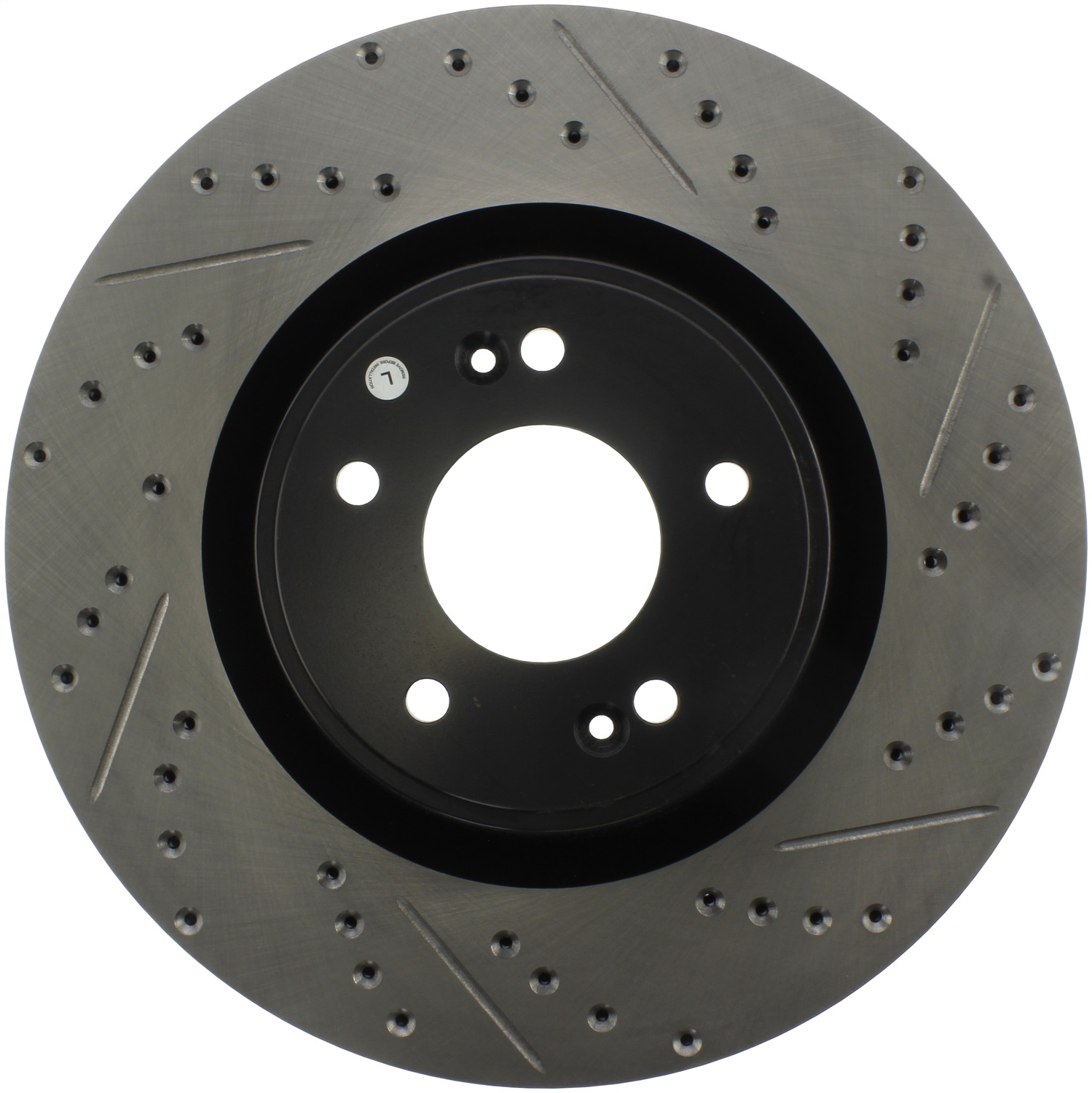 StopTech 127.51036L Sport Cross-Drilled And Slotted Disc Brake Rotor
