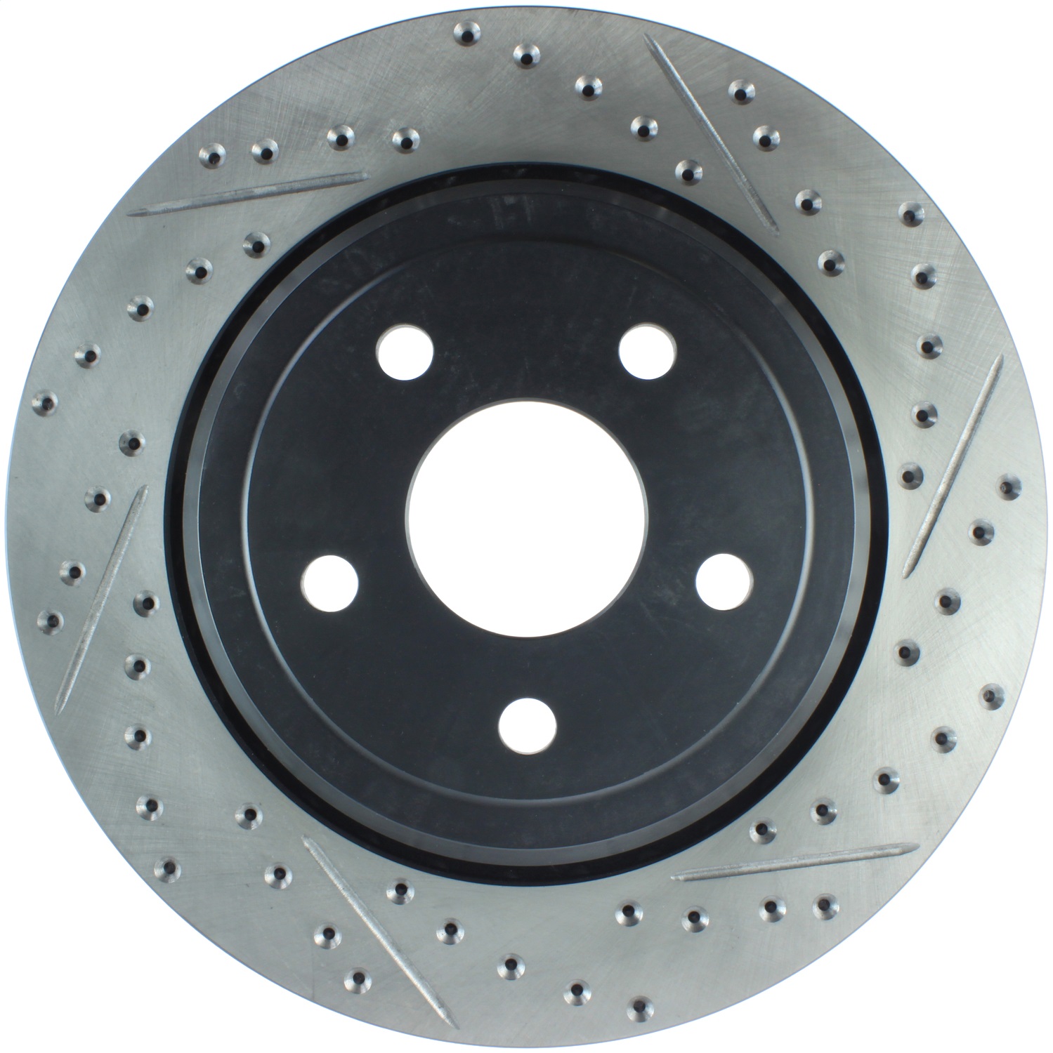 StopTech 127.58009L Sport Cross-Drilled And Slotted Disc Brake Rotor