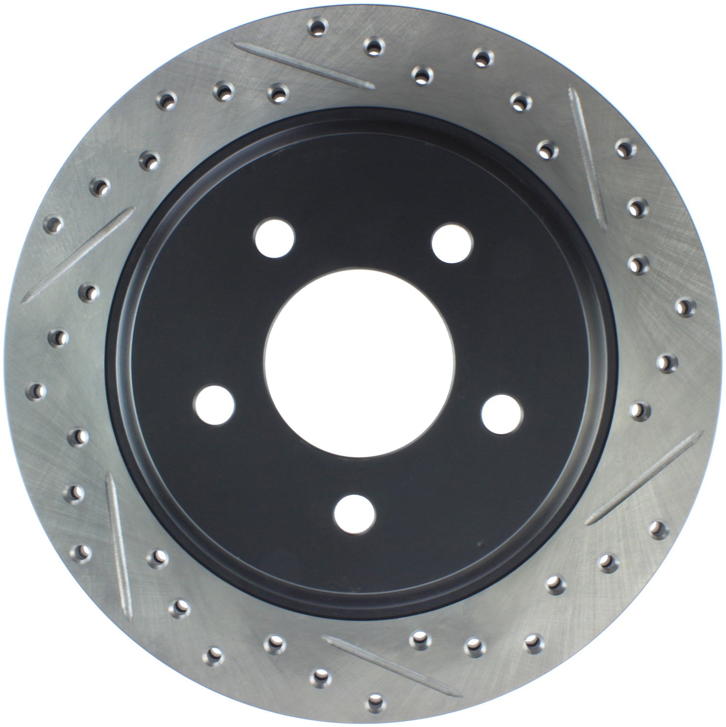 StopTech 127.61046L Sport Cross-Drilled And Slotted Disc Brake Rotor
