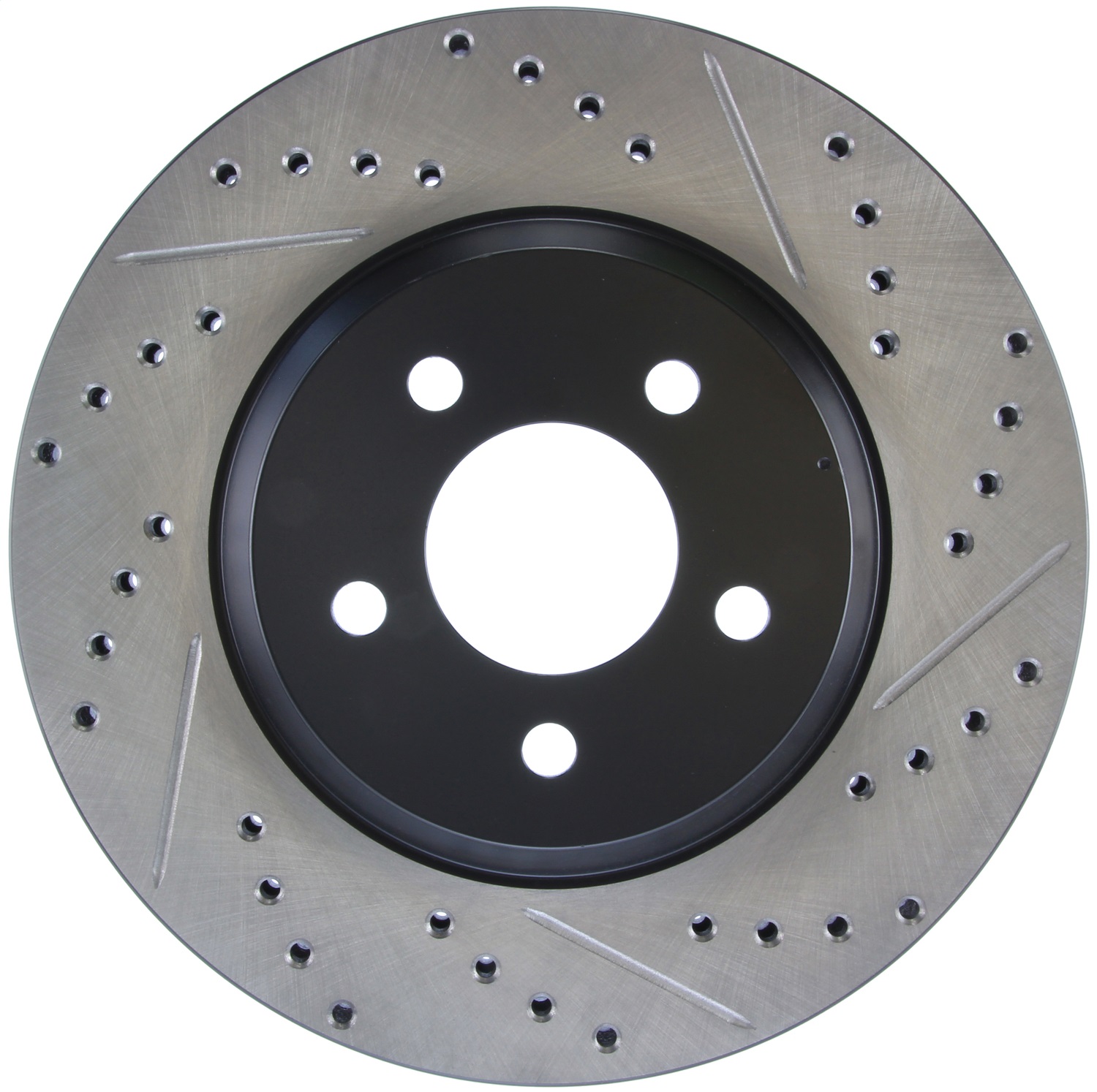 StopTech 127.61086L Sport Cross-Drilled And Slotted Disc Brake Rotor