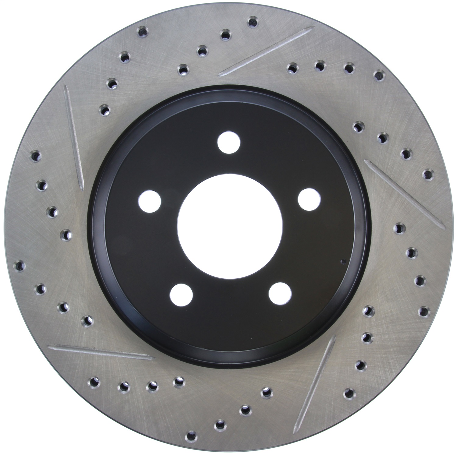 StopTech 127.61086R Sport Cross-Drilled And Slotted Disc Brake Rotor