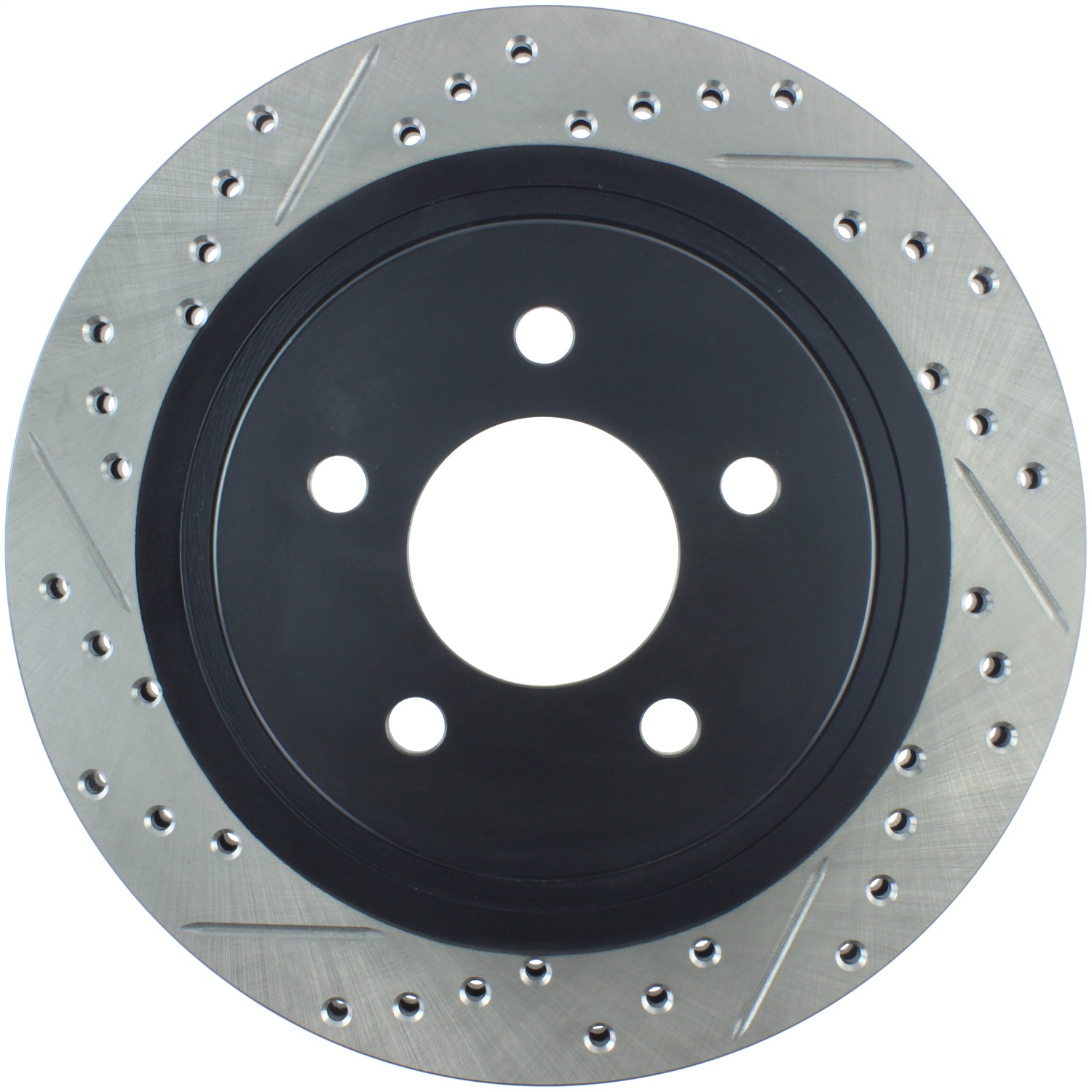 StopTech 127.61087R Sport Cross-Drilled And Slotted Disc Brake Rotor