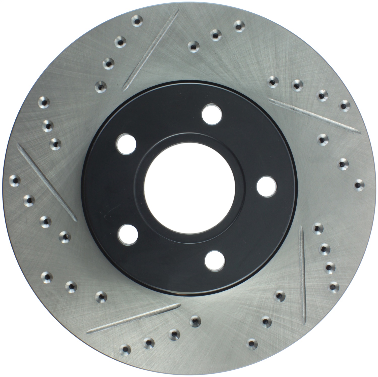 StopTech 127.61100R Sport Cross-Drilled And Slotted Disc Brake Rotor