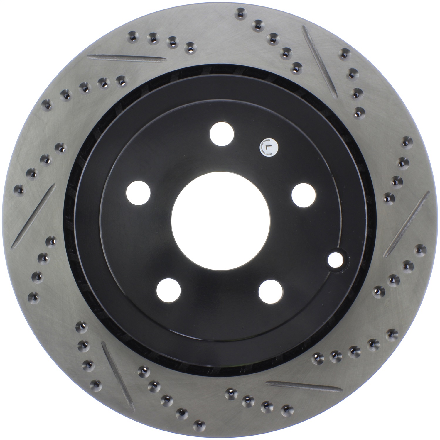 StopTech 127.62113L Sport Cross-Drilled And Slotted Disc Brake Rotor