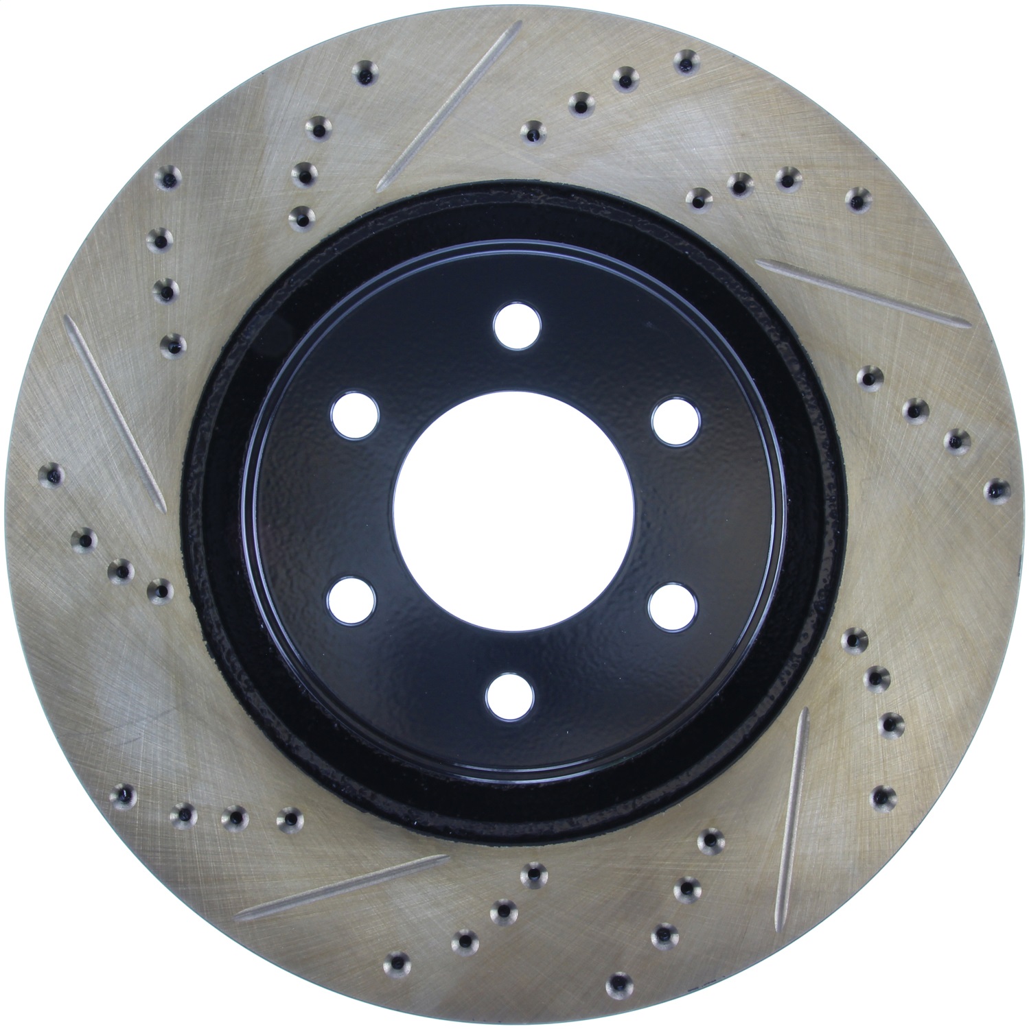 StopTech 127.63036R Sport Cross-Drilled And Slotted Disc Brake Rotor Fits Viper
