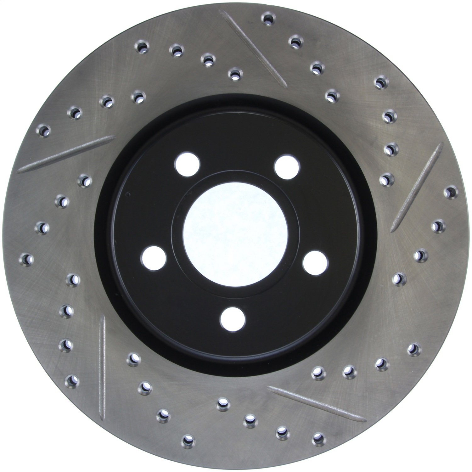 StopTech 127.63053L Sport Cross-Drilled And Slotted Disc Brake Rotor