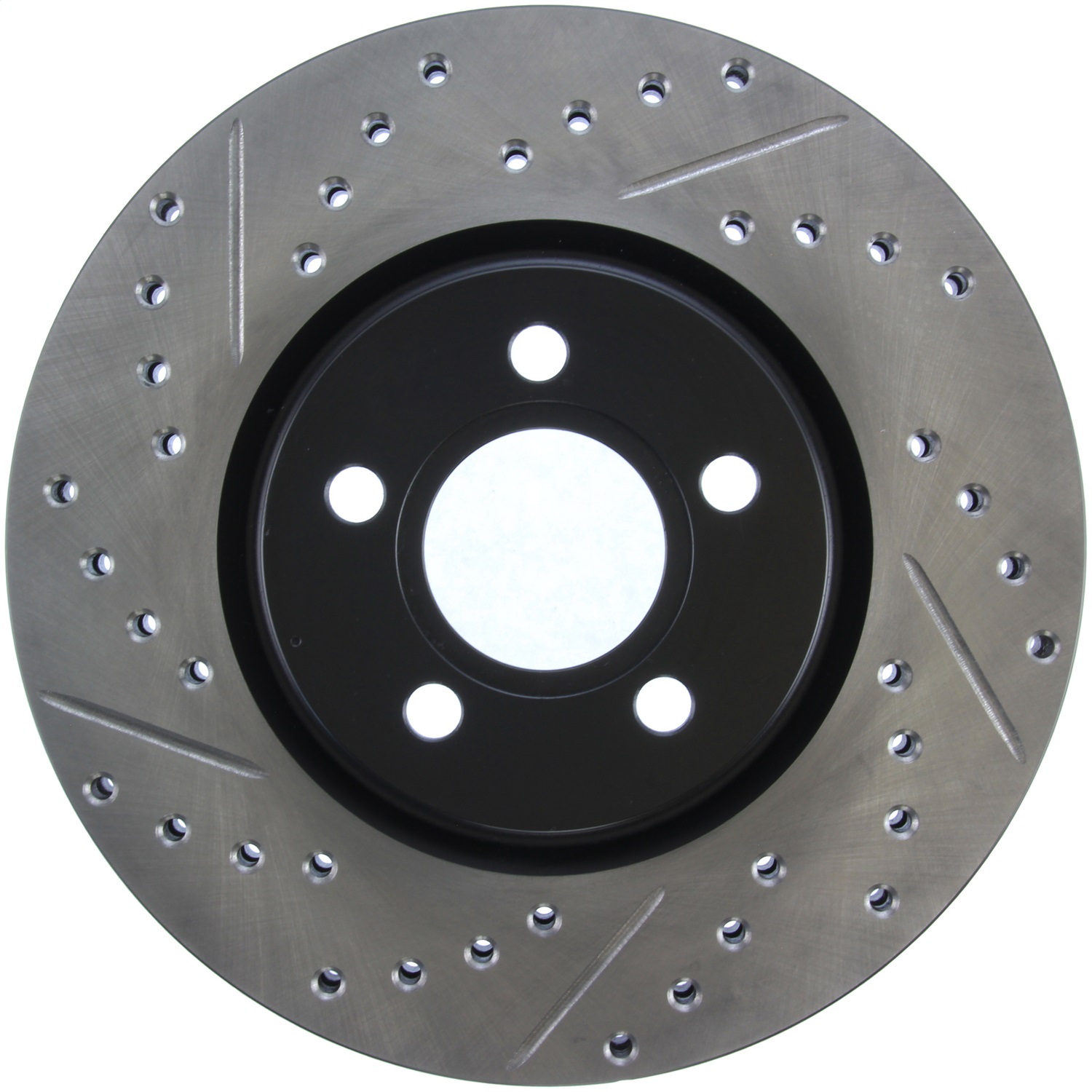 StopTech 127.63053R Sport Cross-Drilled And Slotted Disc Brake Rotor