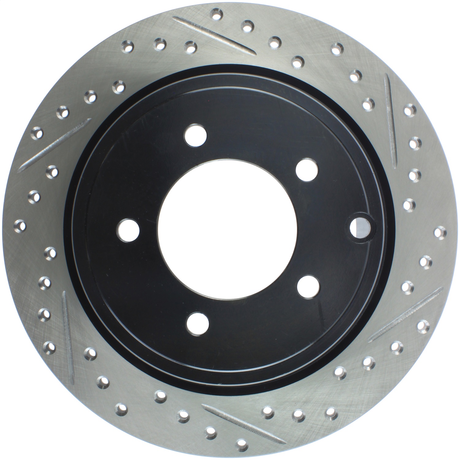 Stoptech Sport Slotted/Drilled Brake Rotor; Rear Left - 127.63069L
