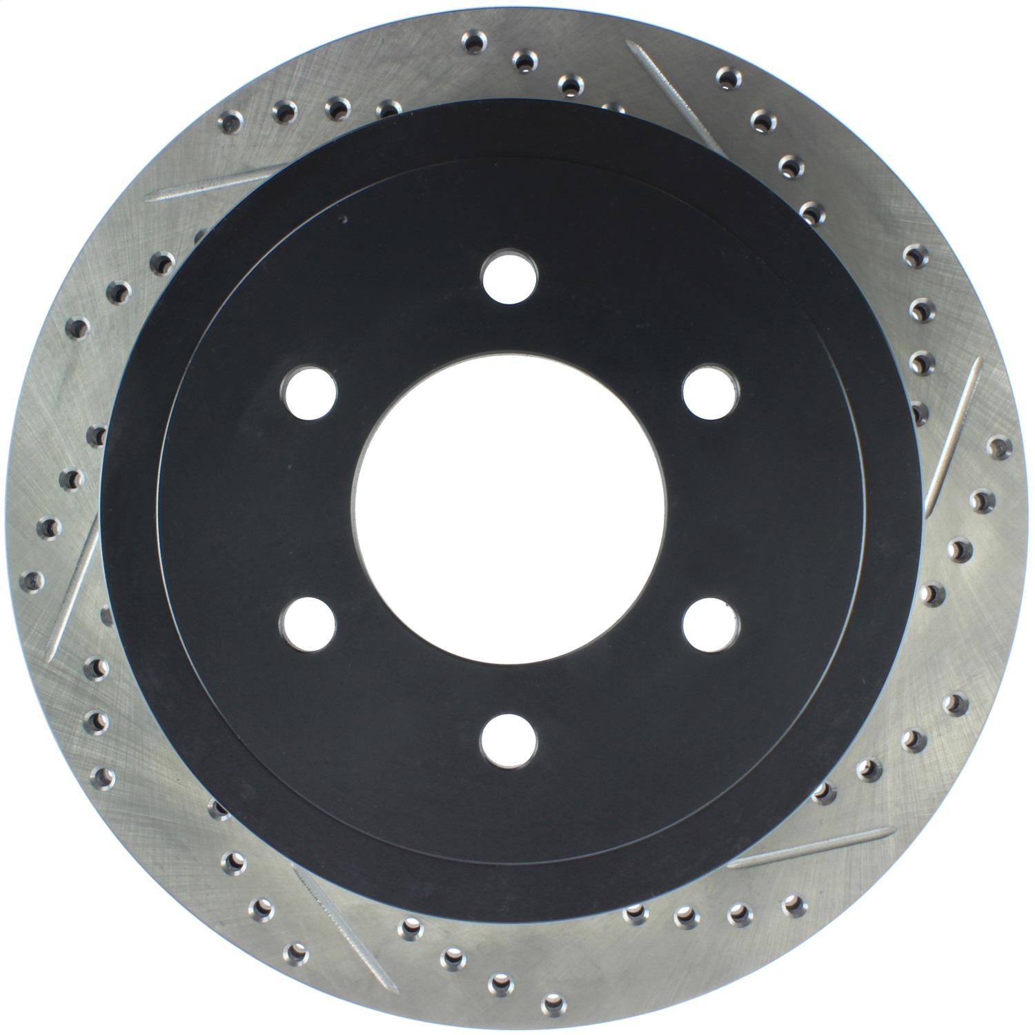 StopTech 127.65102L Sport Cross-Drilled And Slotted Disc Brake Rotor