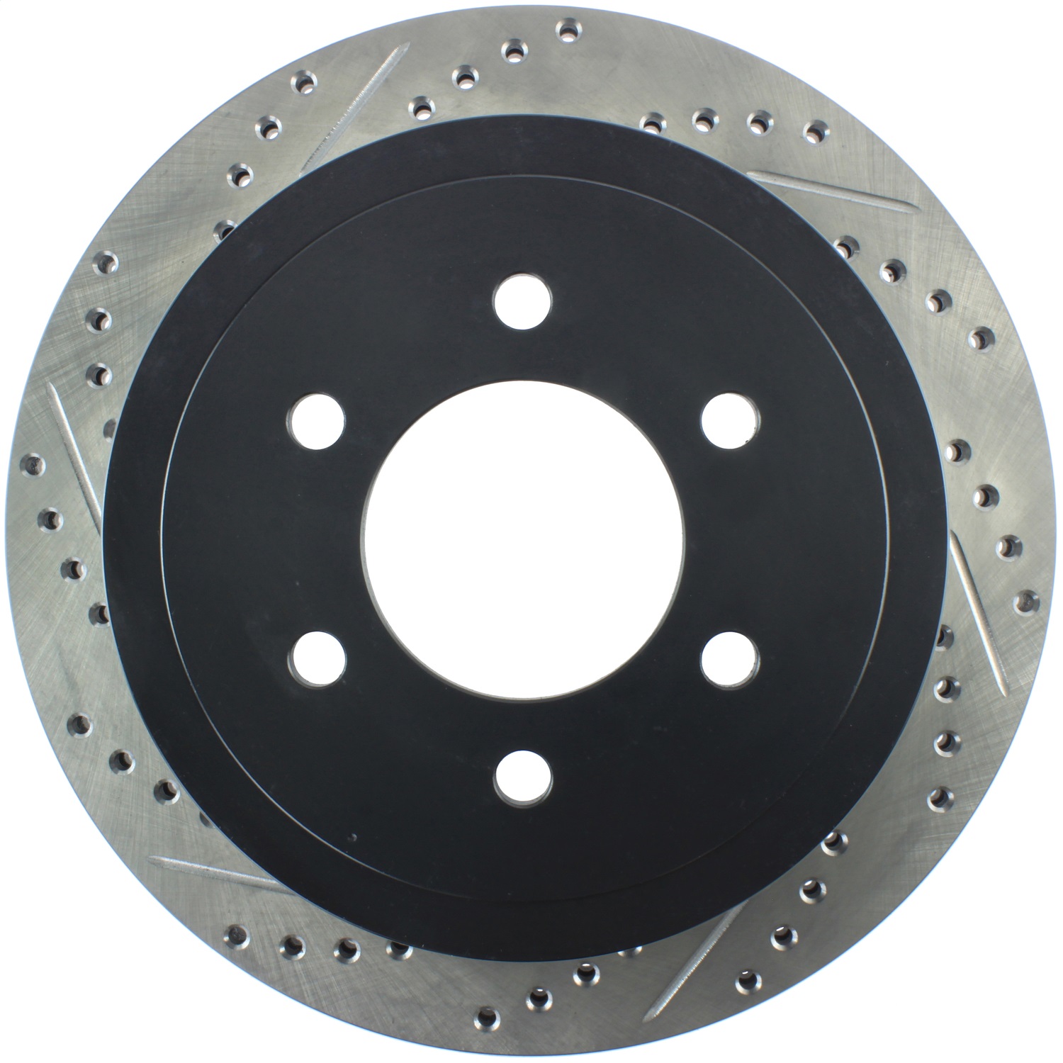 StopTech 127.65102R Sport Cross-Drilled And Slotted Disc Brake Rotor