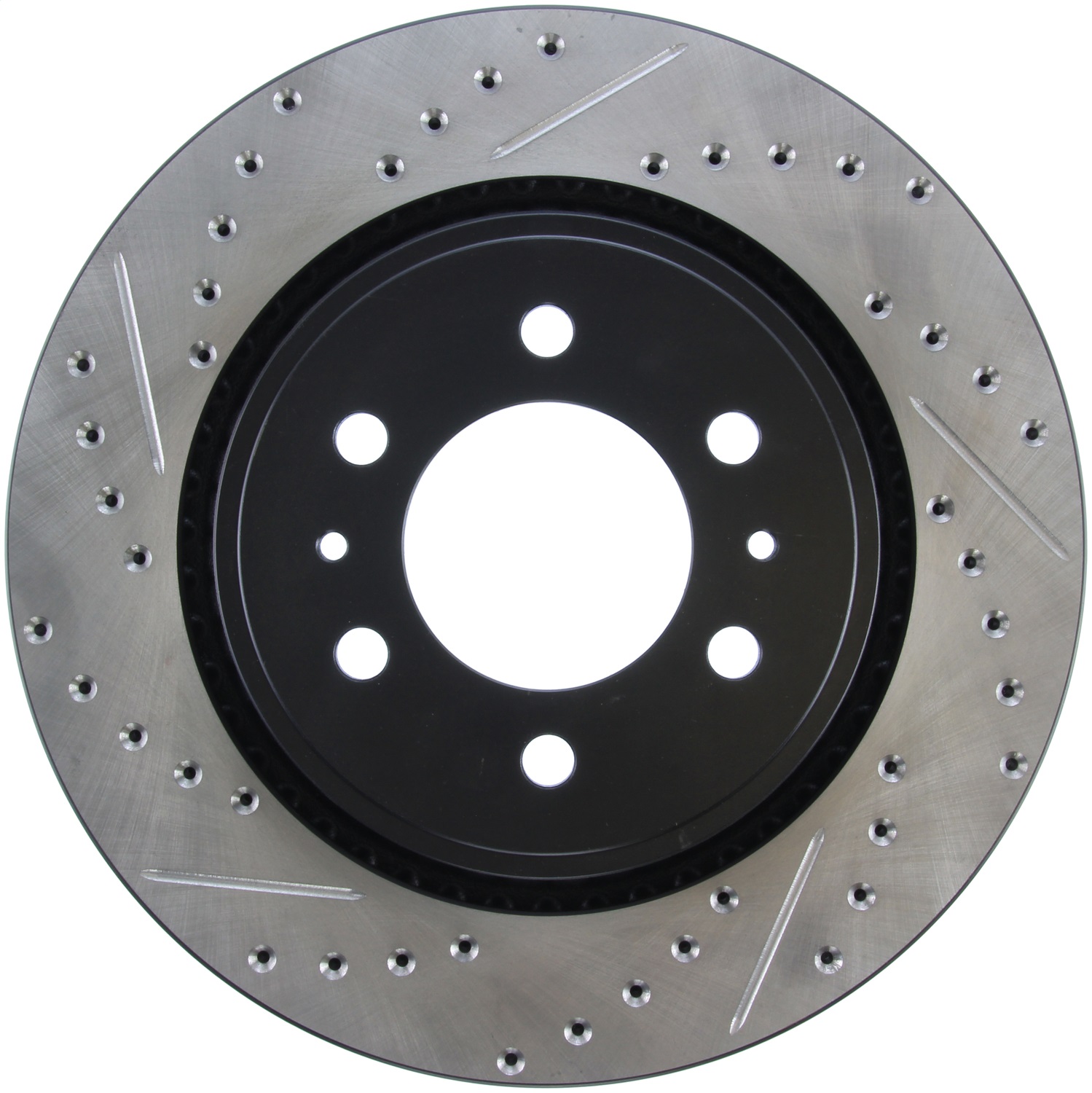 StopTech 127.65119R Sport Cross-Drilled And Slotted Disc Brake Rotor