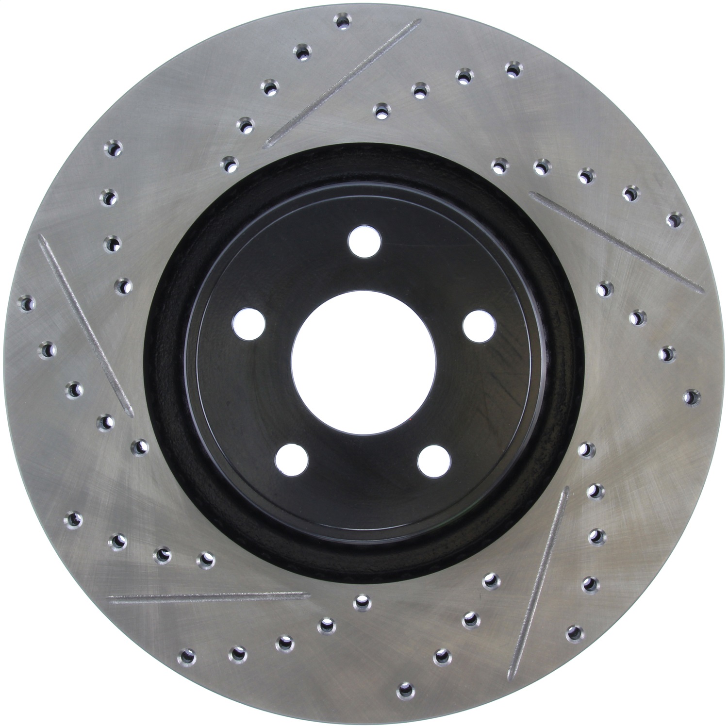 StopTech 127.65146R Sport Cross-Drilled And Slotted Disc Brake Rotor