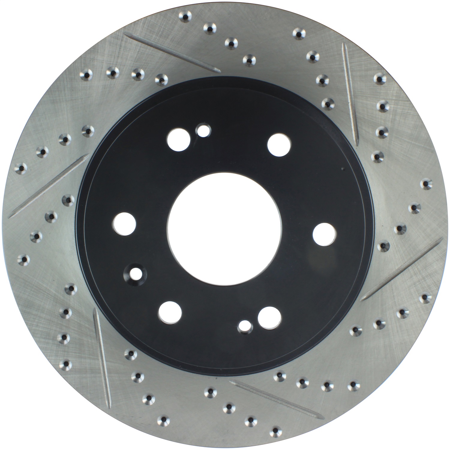 StopTech 127.66057L Sport Cross-Drilled And Slotted Disc Brake Rotor