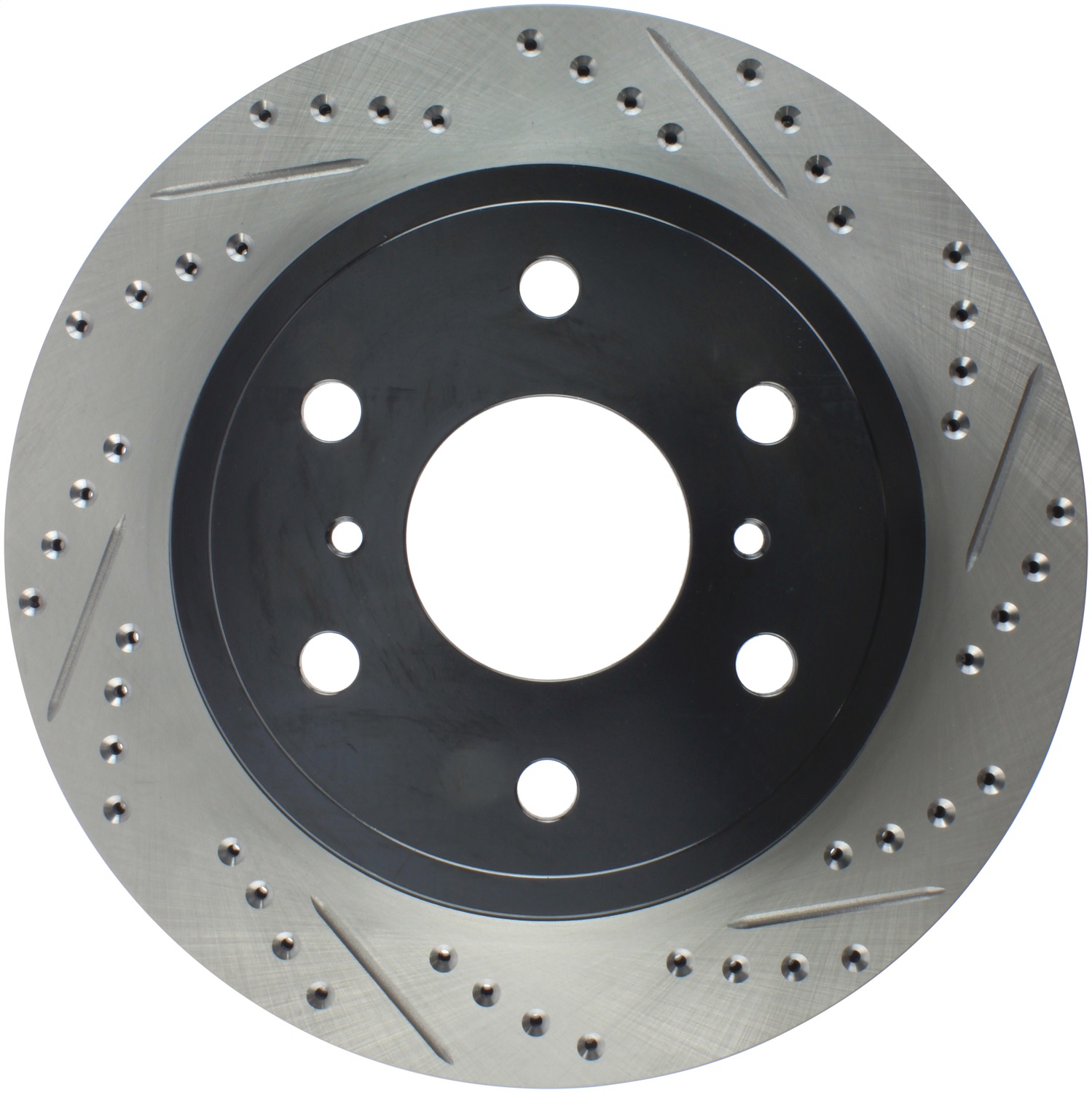 StopTech 127.66065L Sport Cross-Drilled And Slotted Disc Brake Rotor