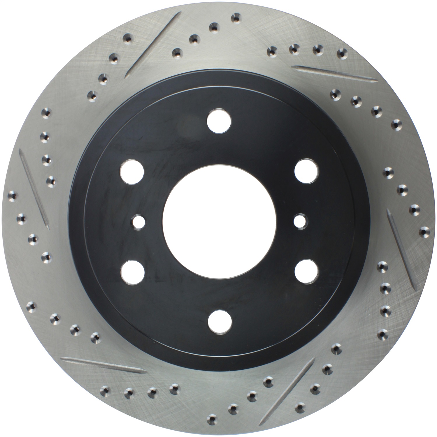 StopTech 127.66065R Sport Cross-Drilled And Slotted Disc Brake Rotor