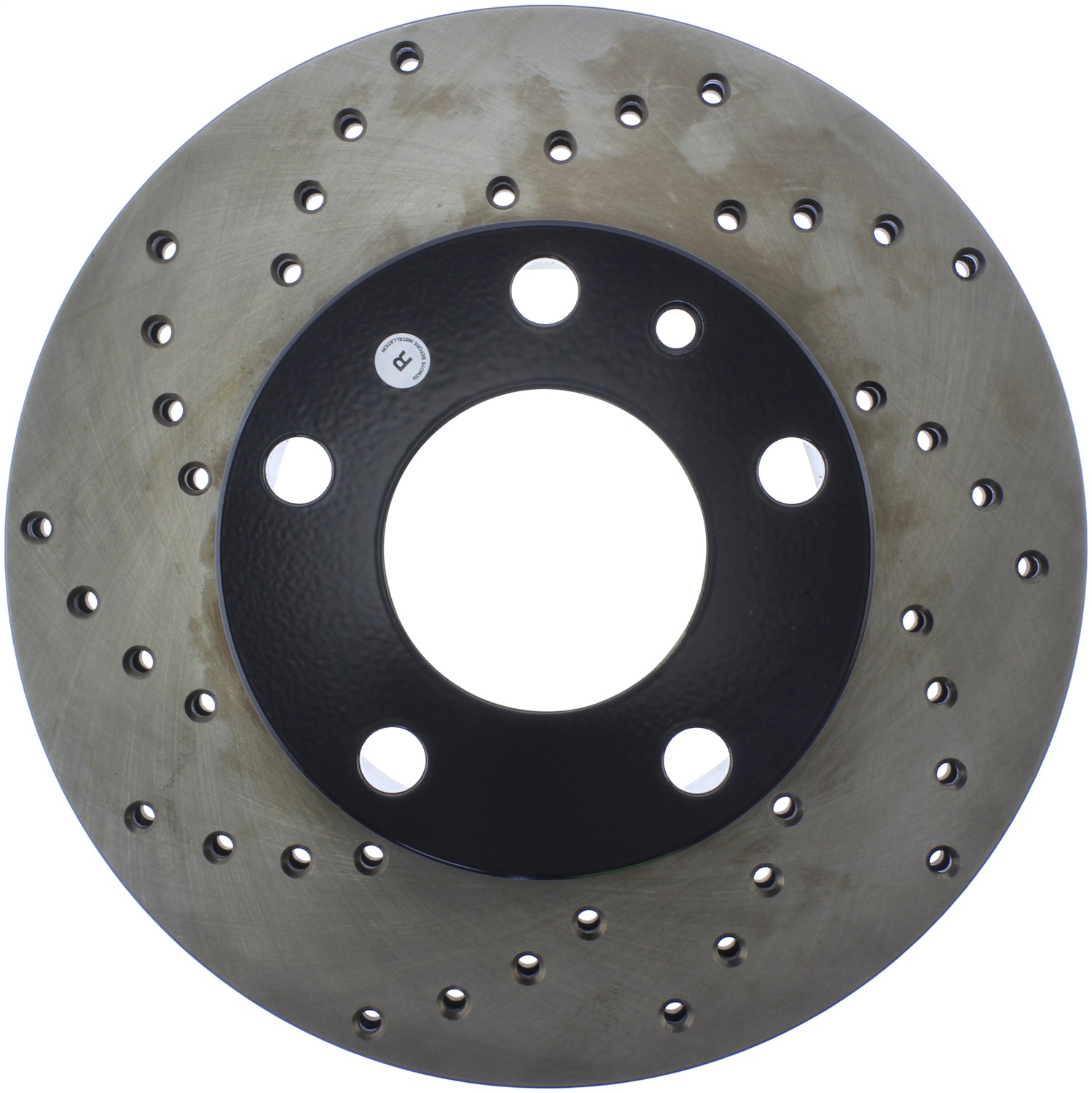 StopTech 128.34008R Sport Cross-Drilled Disc Brake Rotor