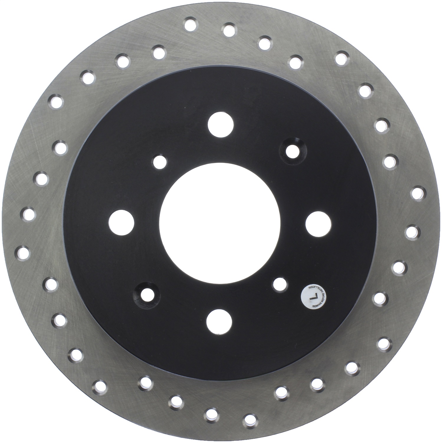 StopTech 128.40017L Sport Cross-Drilled Disc Brake Rotor