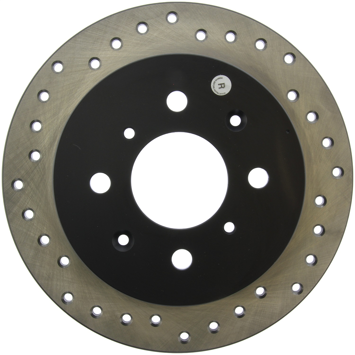 StopTech 128.40017R Sport Cross-Drilled Disc Brake Rotor