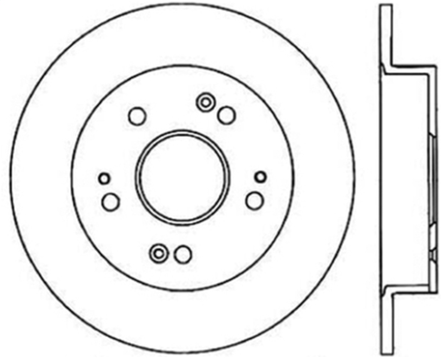 StopTech 128.40040L Sport Cross-Drilled Disc Brake Rotor
