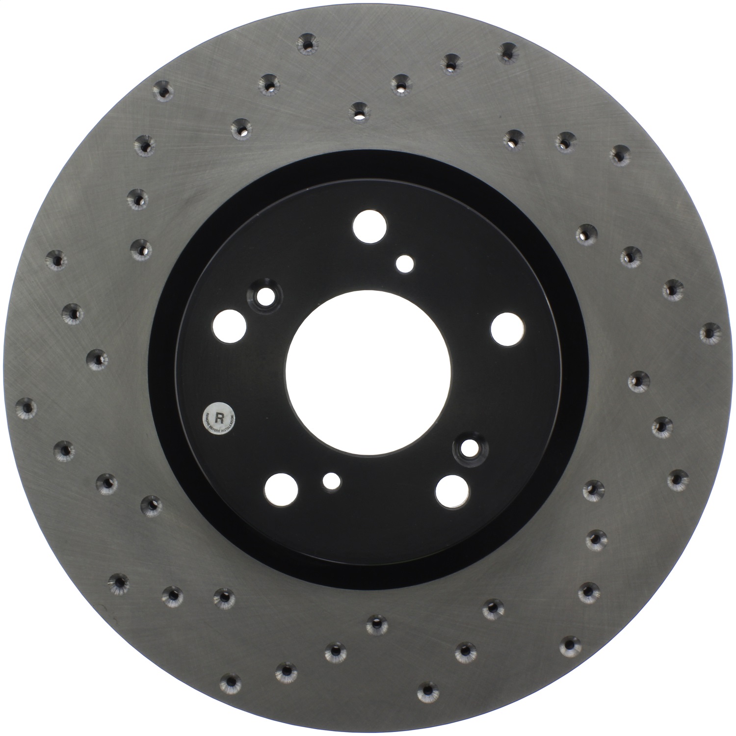 Stoptech Sport Cross Drilled Brake Rotor; Front Right - 128.40057R