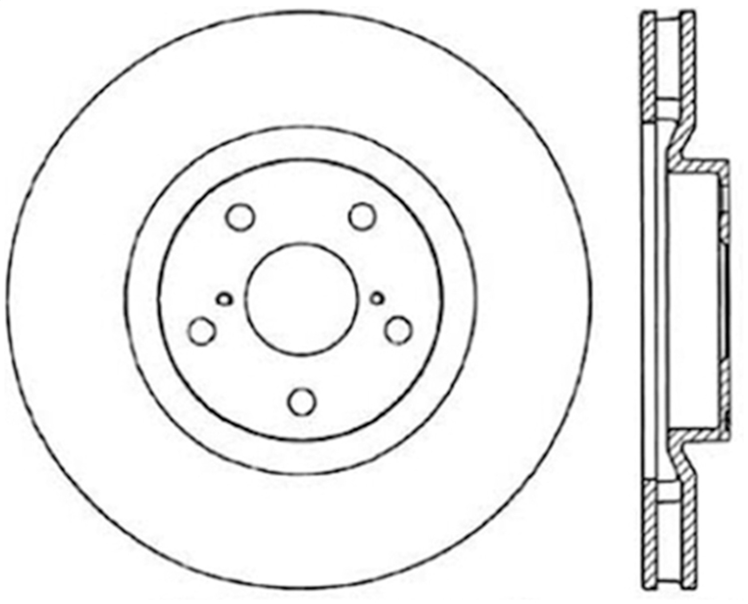 StopTech 128.44103L Sport Cross-Drilled Disc Brake Rotor Fits 93-98 Supra