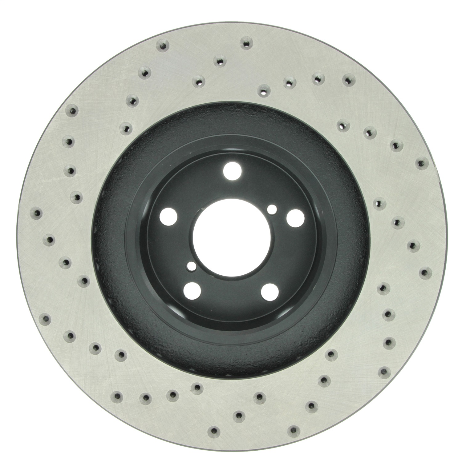 StopTech 128.47018L Sport Cross-Drilled Disc Brake Rotor