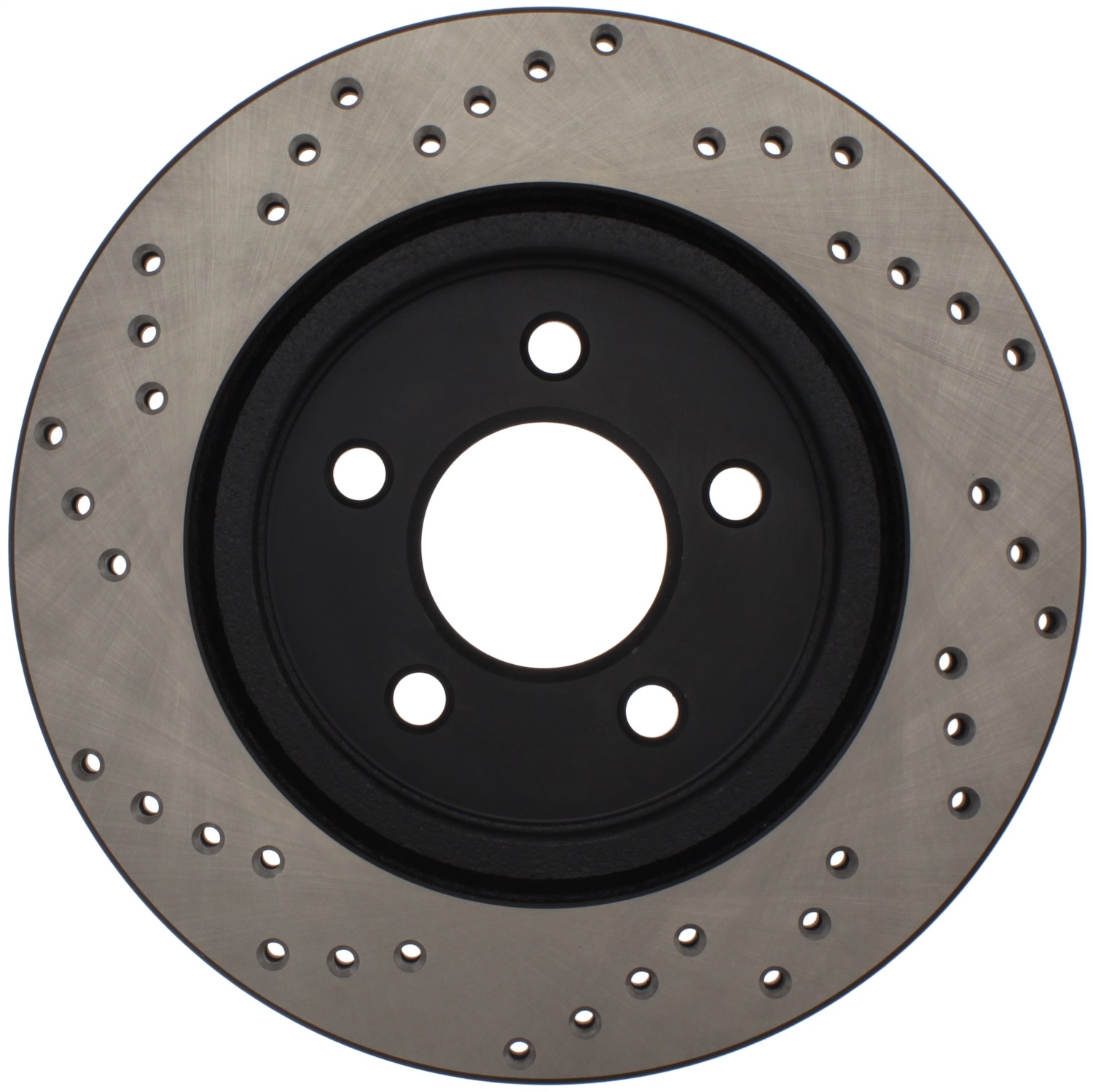 Stoptech Sport Cross Drilled Brake Rotor; Rear Left - 128.61087L