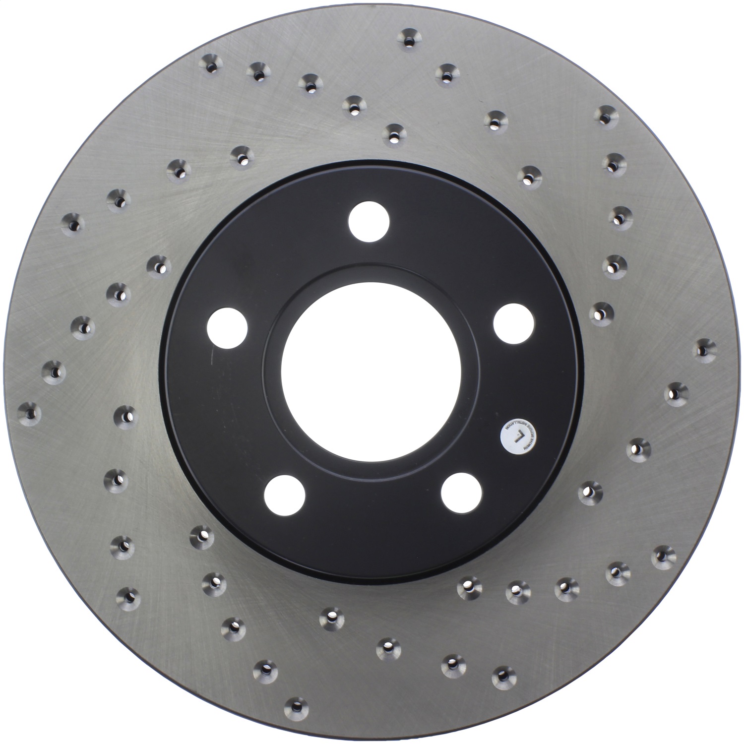 StopTech 128.61100L Sport Cross-Drilled Disc Brake Rotor