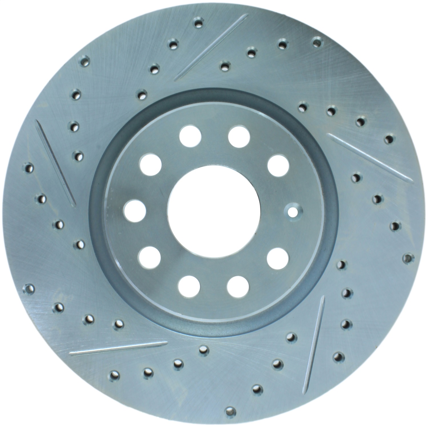 StopTech 227.33098R Select Sport Cross-Drilled And Slotted Disc Brake Rotor