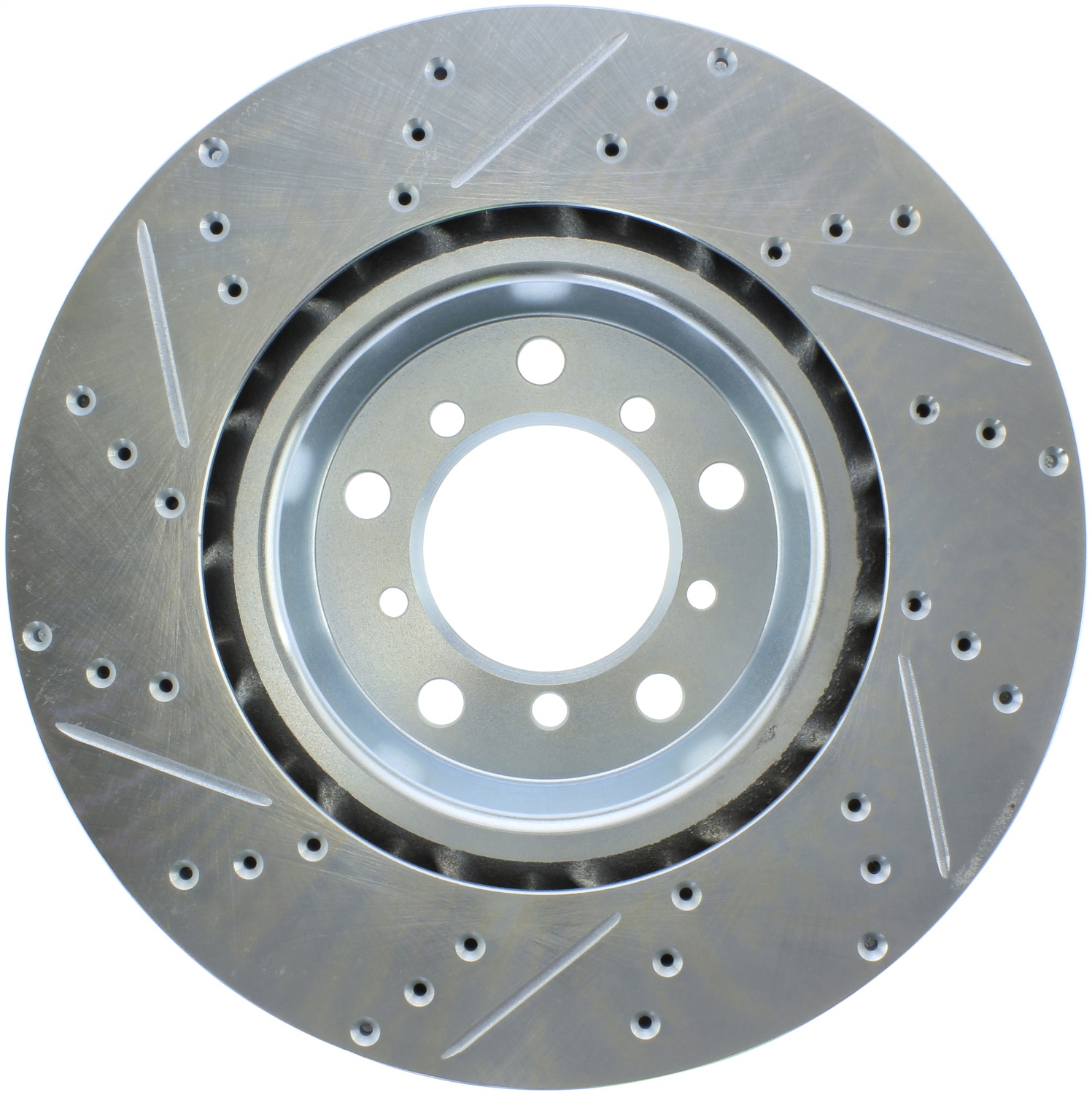 StopTech 227.34058L Select Sport Cross-Drilled And Slotted Disc Brake Rotor