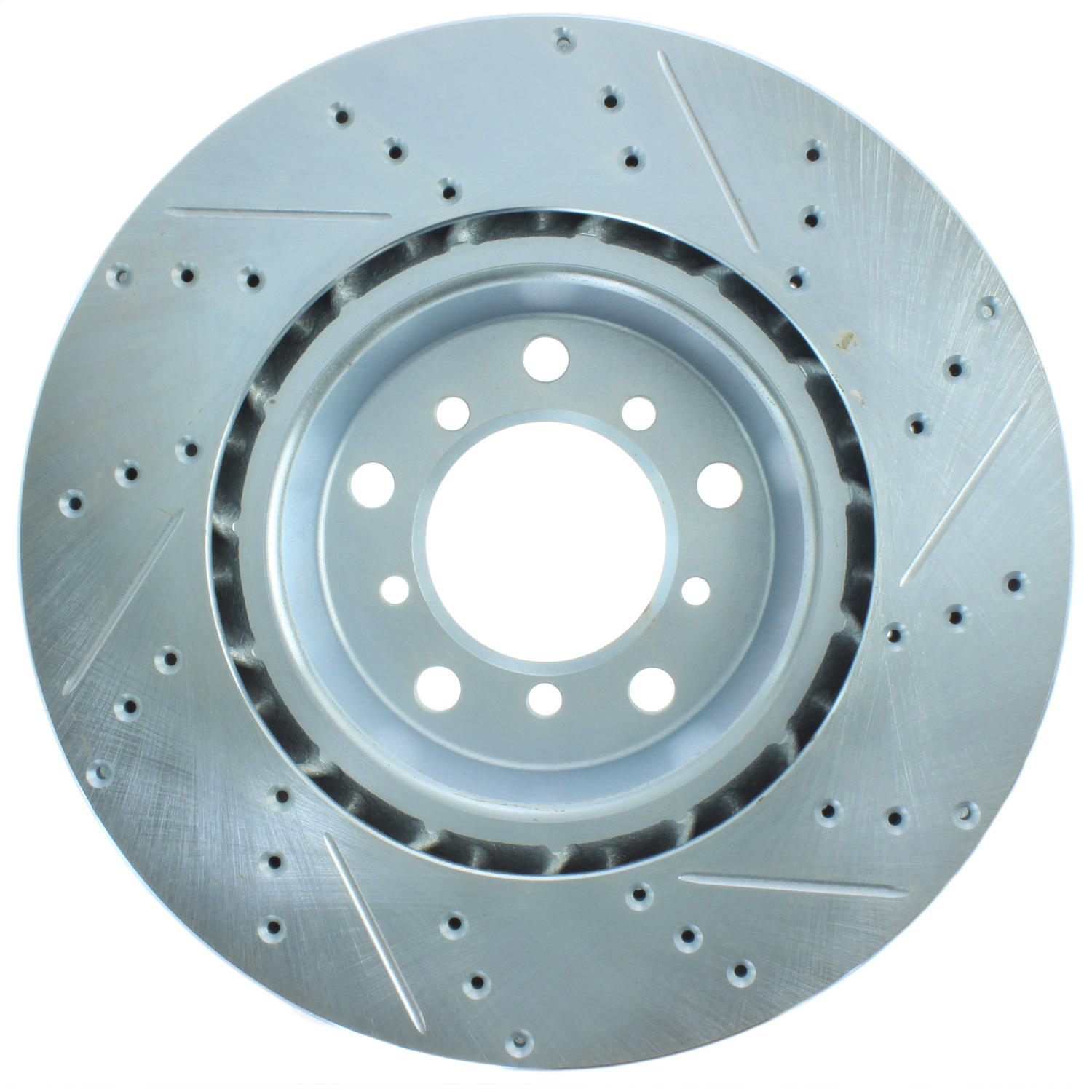 StopTech 227.34059R Select Sport Cross-Drilled And Slotted Disc Brake Rotor