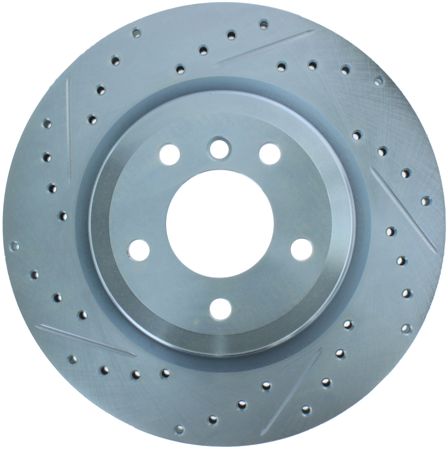 StopTech 227.34080R Select Sport Cross-Drilled And Slotted Disc Brake Rotor