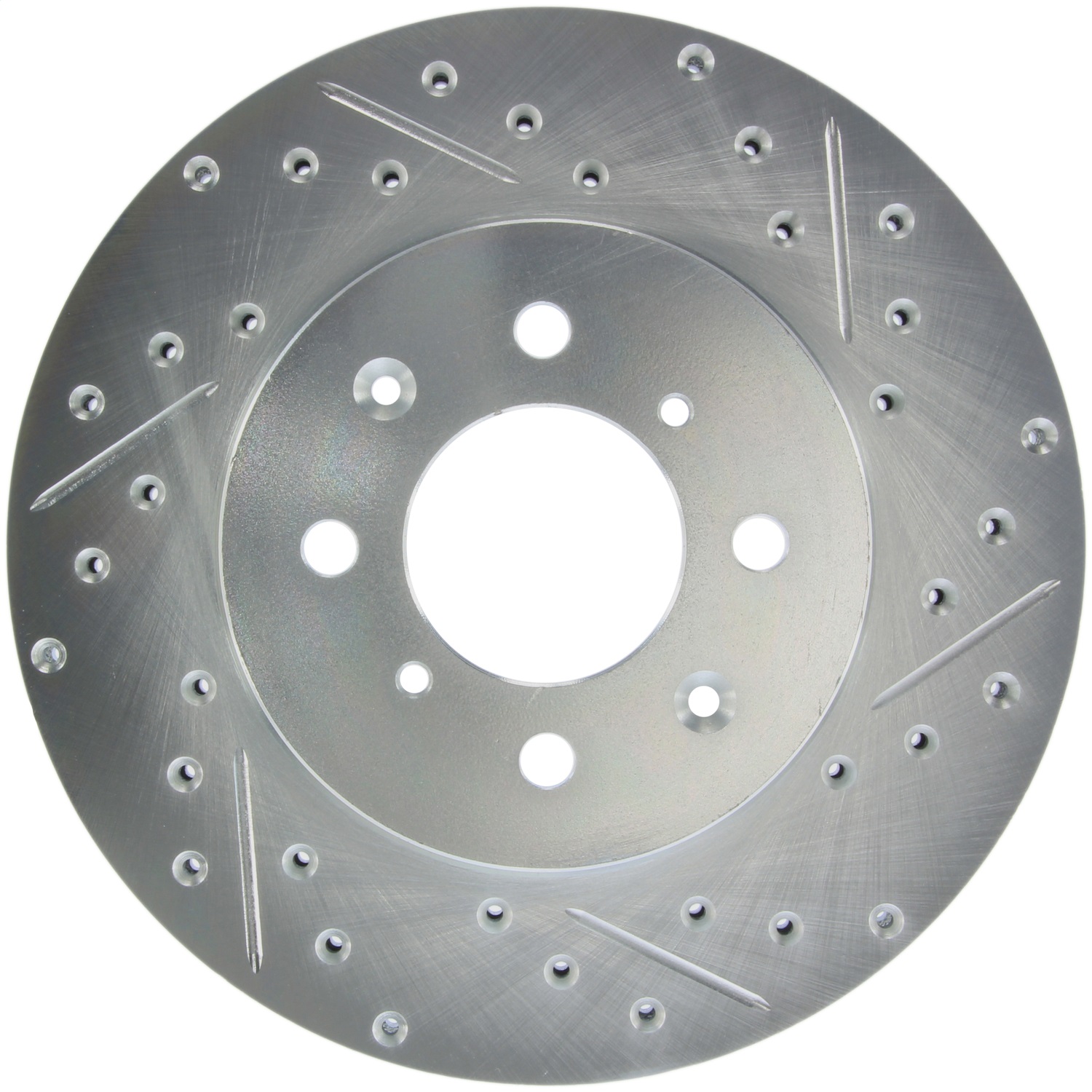StopTech 227.40021L Select Sport Cross-Drilled And Slotted Disc Brake Rotor