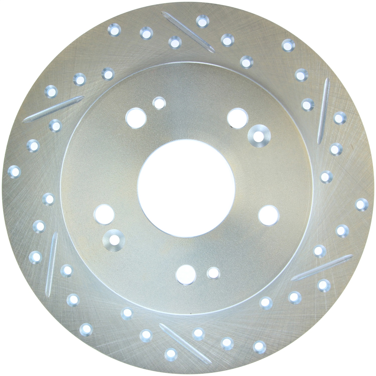 StopTech 227.40040L Select Sport Cross-Drilled And Slotted Disc Brake Rotor