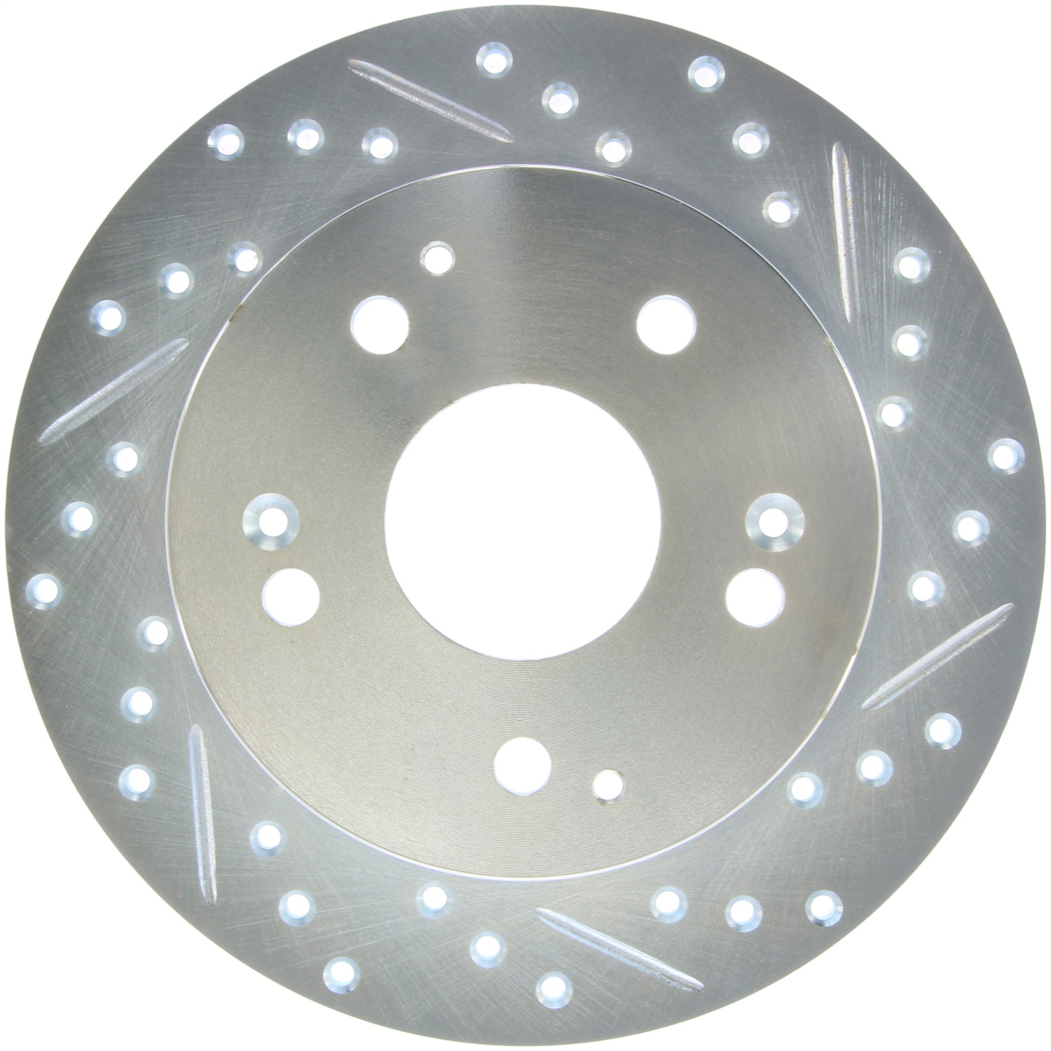 StopTech 227.40042L Select Sport Cross-Drilled And Slotted Disc Brake Rotor