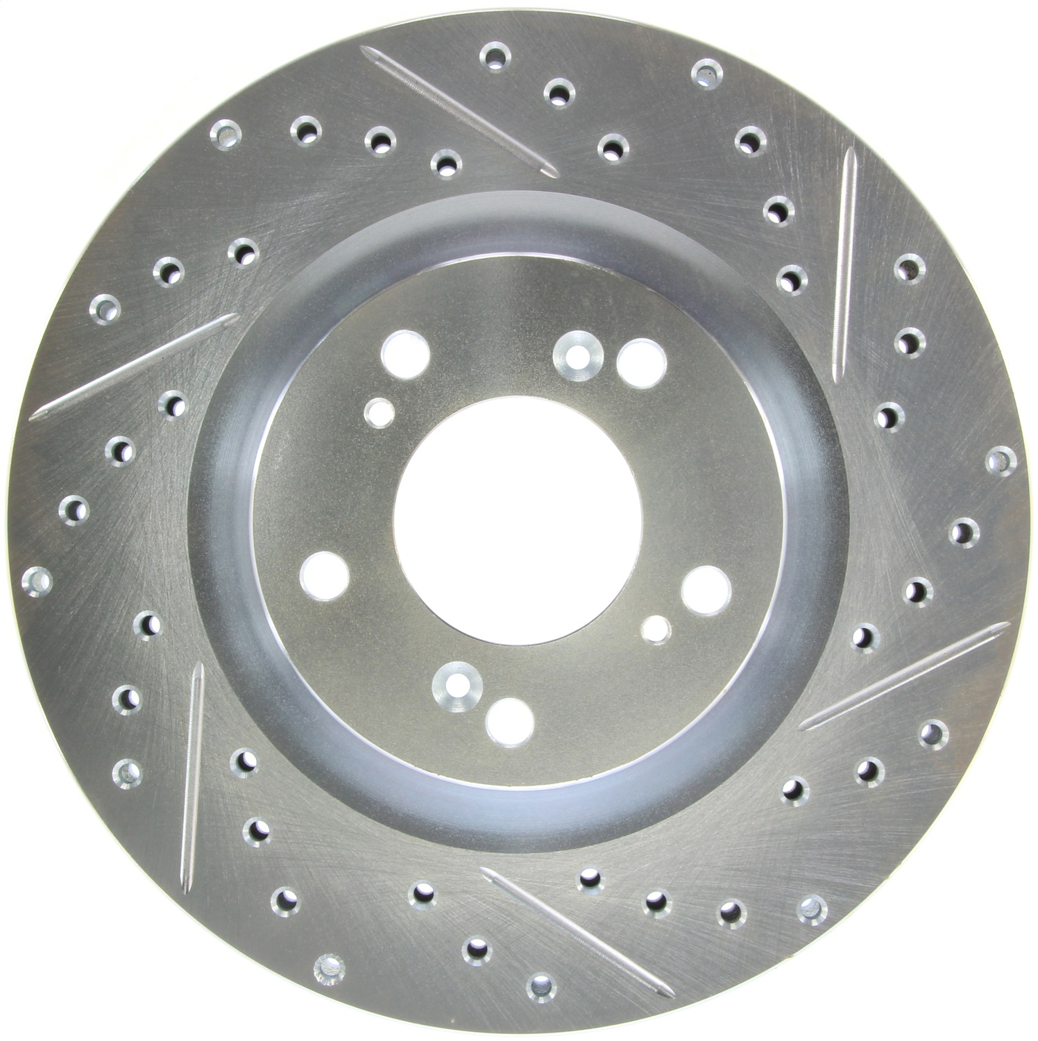 StopTech 227.40048L Select Sport Cross-Drilled And Slotted Disc Brake Rotor