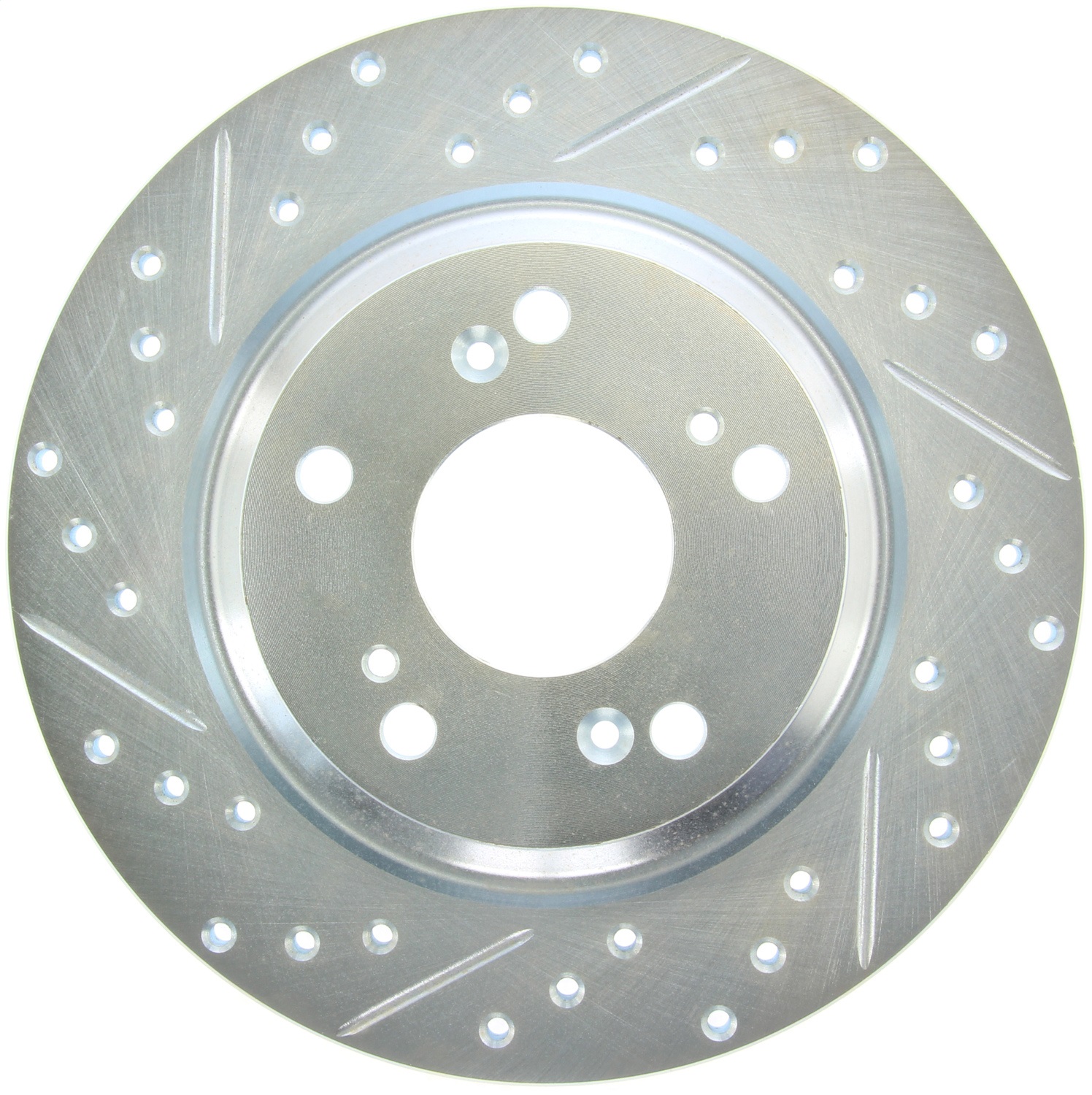 StopTech 227.40050R Select Sport Cross-Drilled And Slotted Disc Brake Rotor