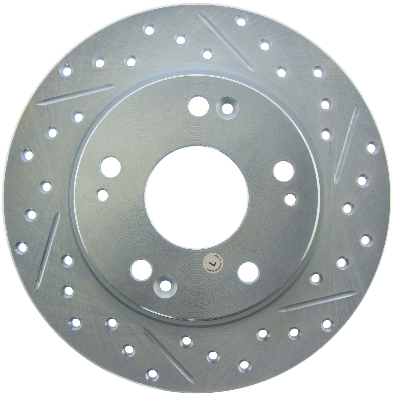 StopTech 227.40055L Select Sport Cross-Drilled And Slotted Disc Brake Rotor