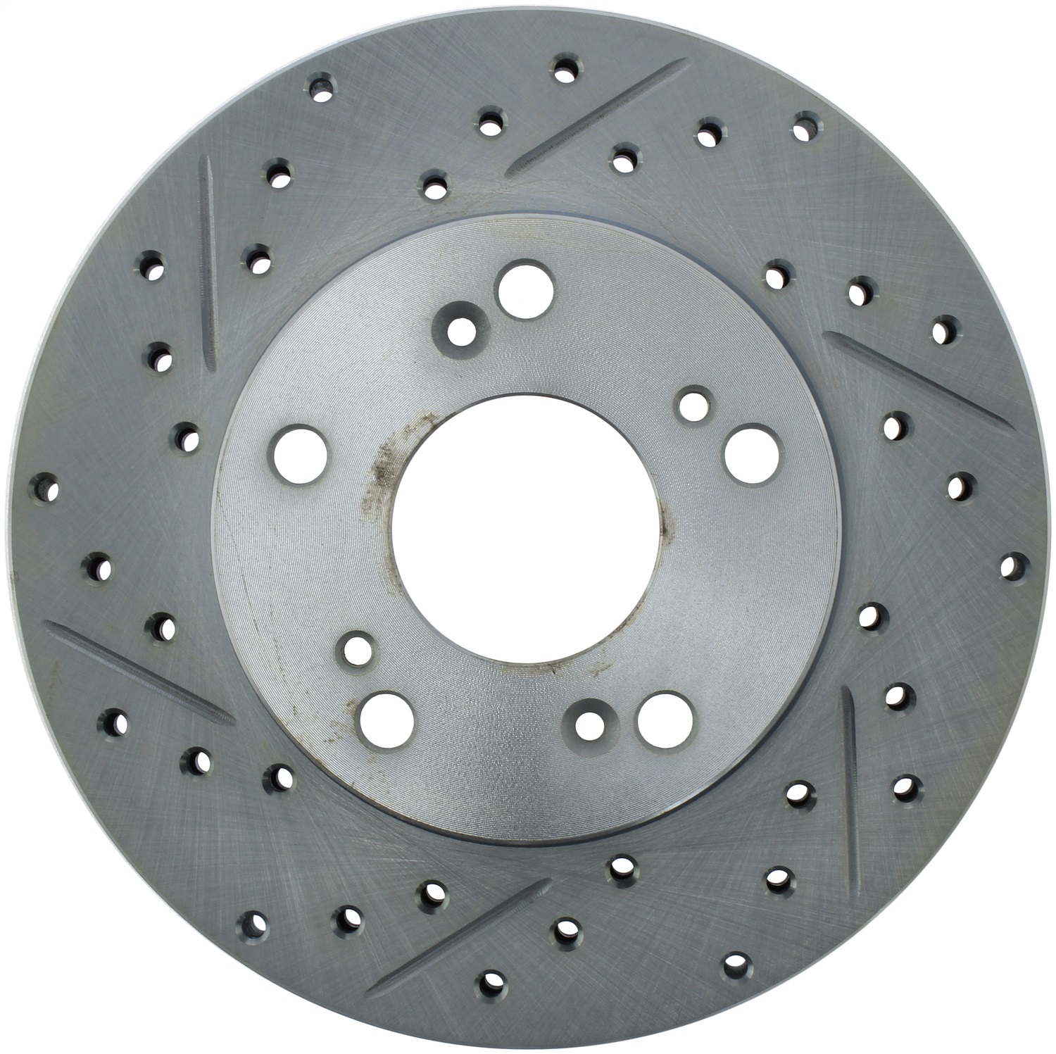 StopTech 227.40056R Select Sport Cross-Drilled And Slotted Disc Brake Rotor