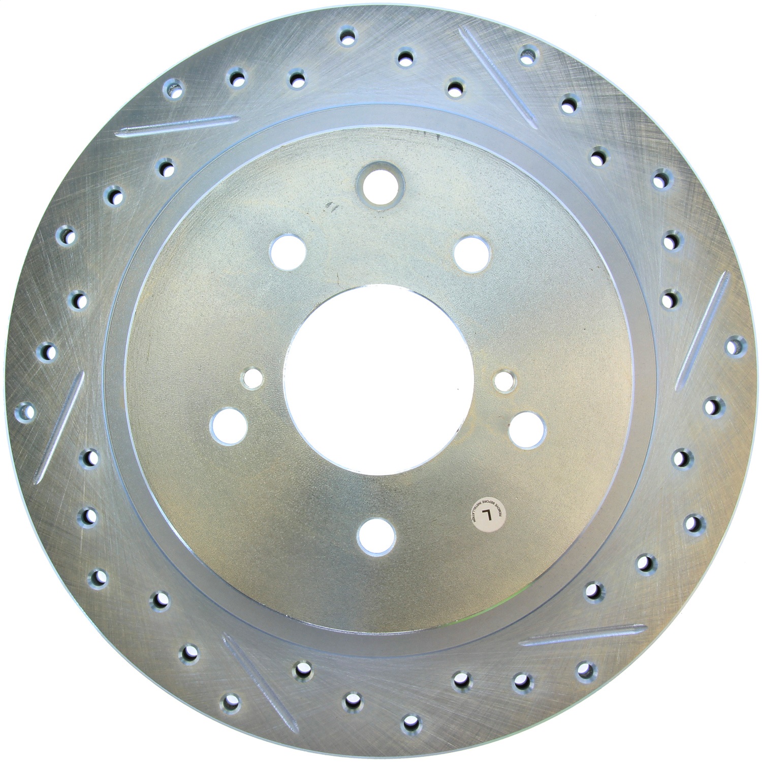 StopTech 227.42047L Select Sport Cross-Drilled And Slotted Disc Brake Rotor